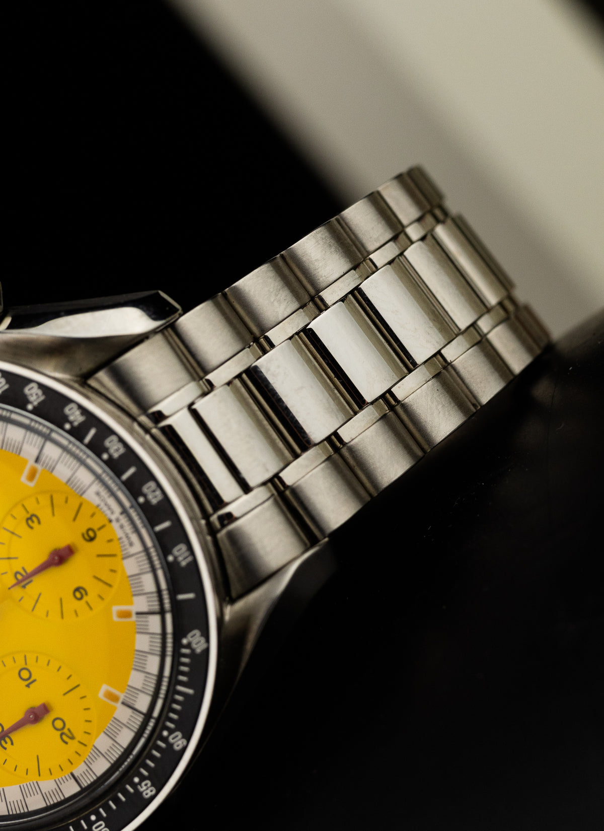 1996 Omega Speedmaster Reduced Michael Schumacher Yellow 3510.12 Full Set