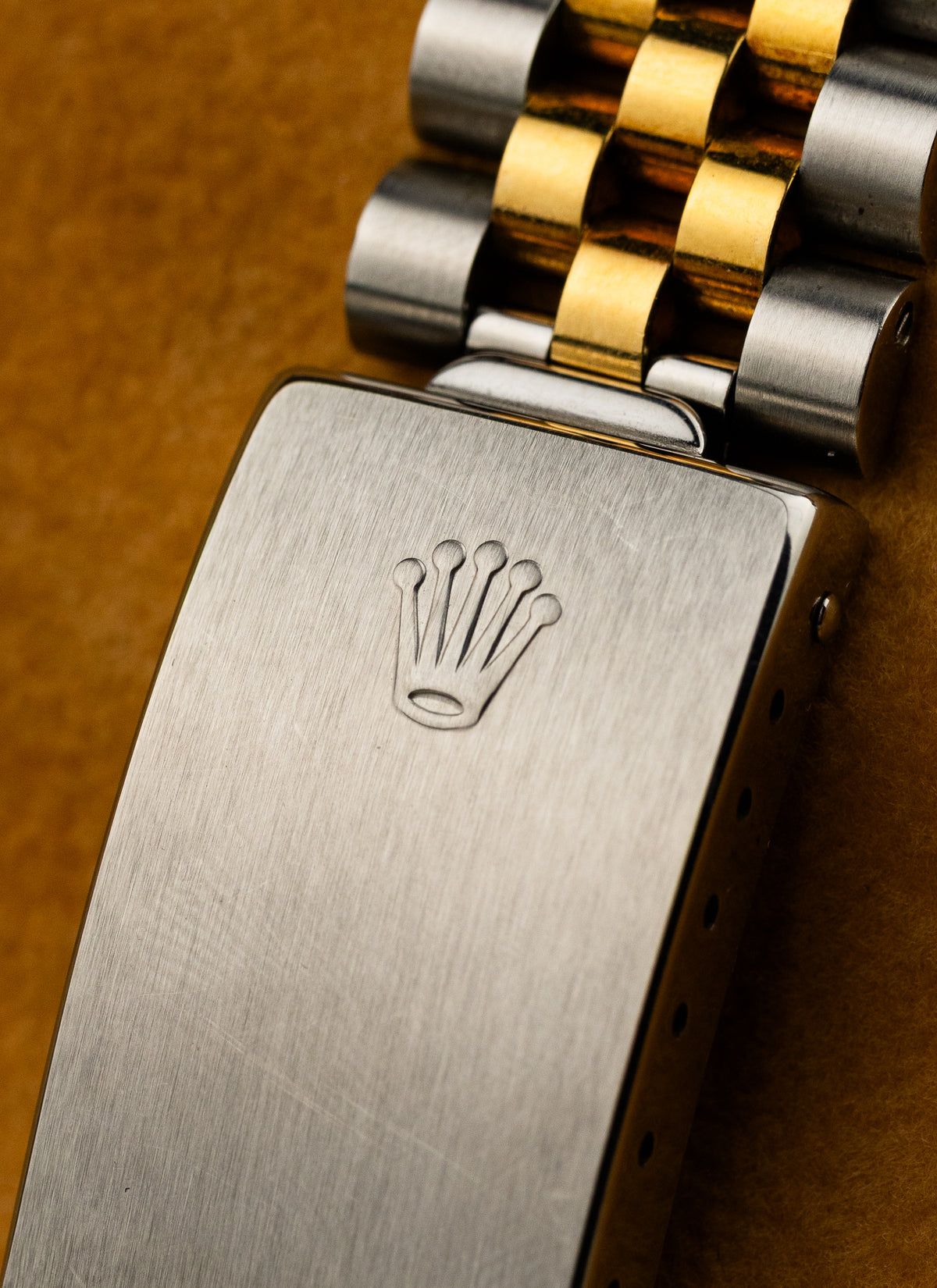 1991 Rolex Datejust Champagne Dial Bicolor 16233 Full Set