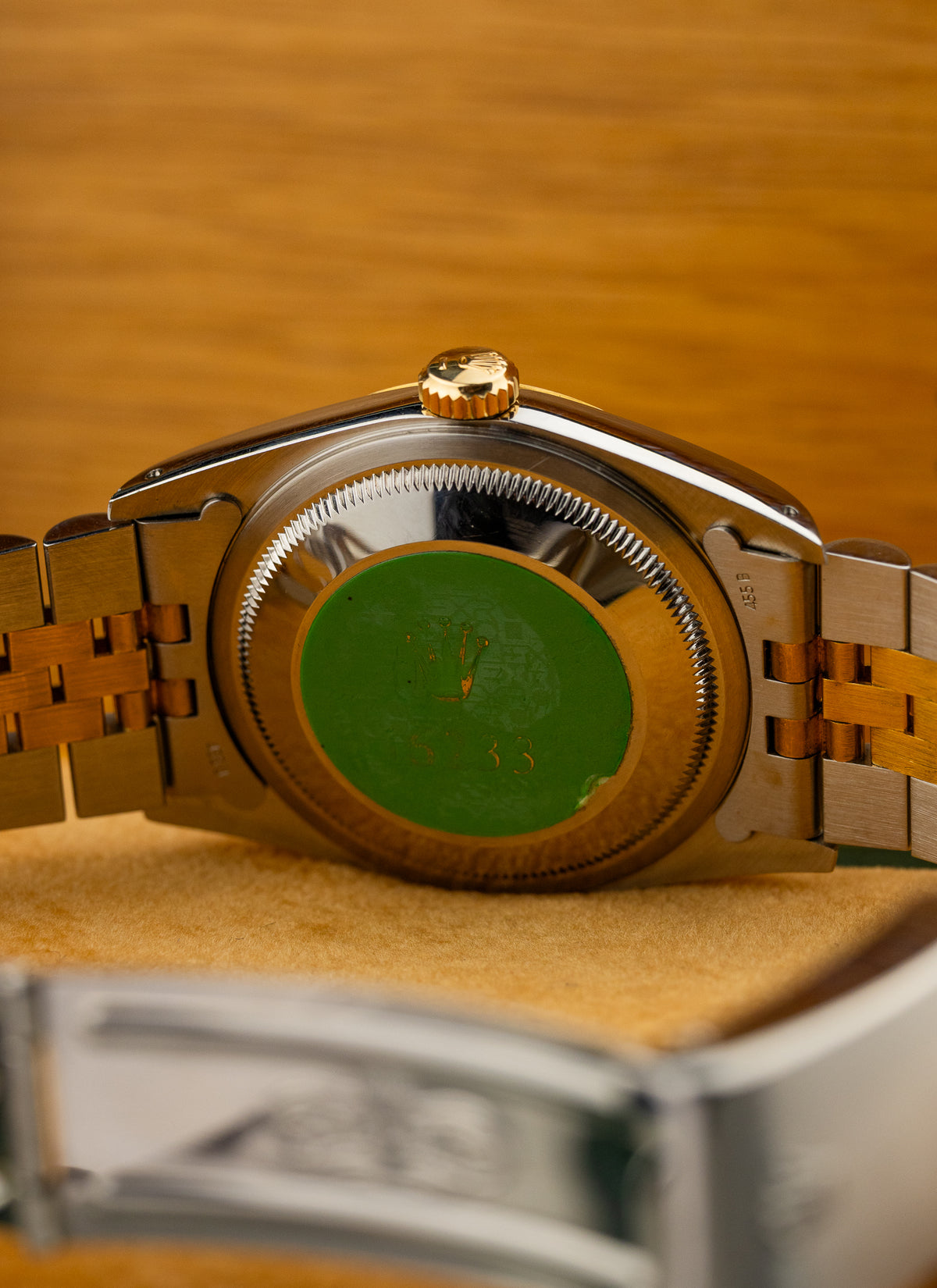 1991 Rolex Datejust Champagne Dial Bicolor 16233 Full Set