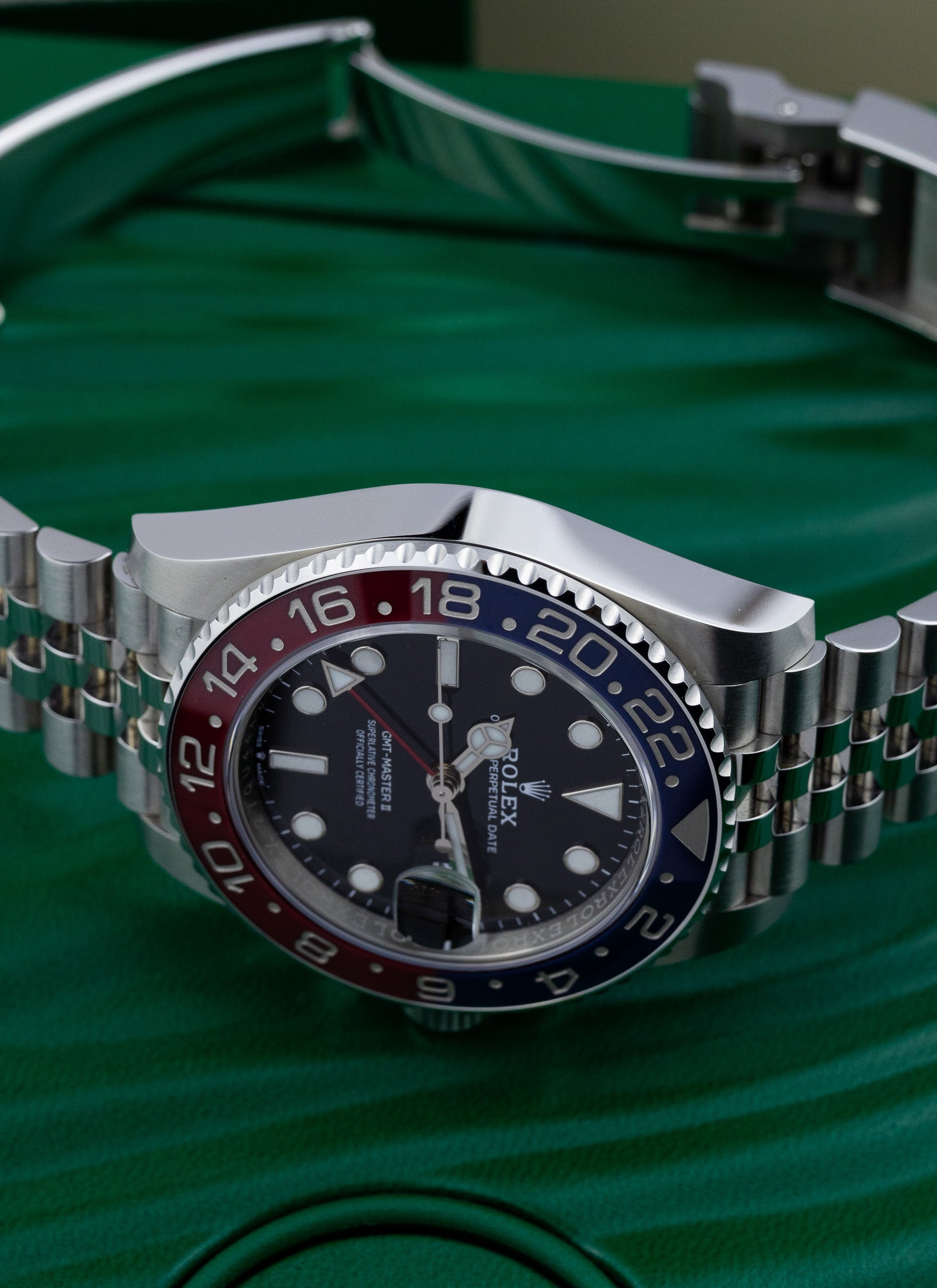 2022 Rolex GMT Master II Pepsi Jubilee 12610BLRO Full Set