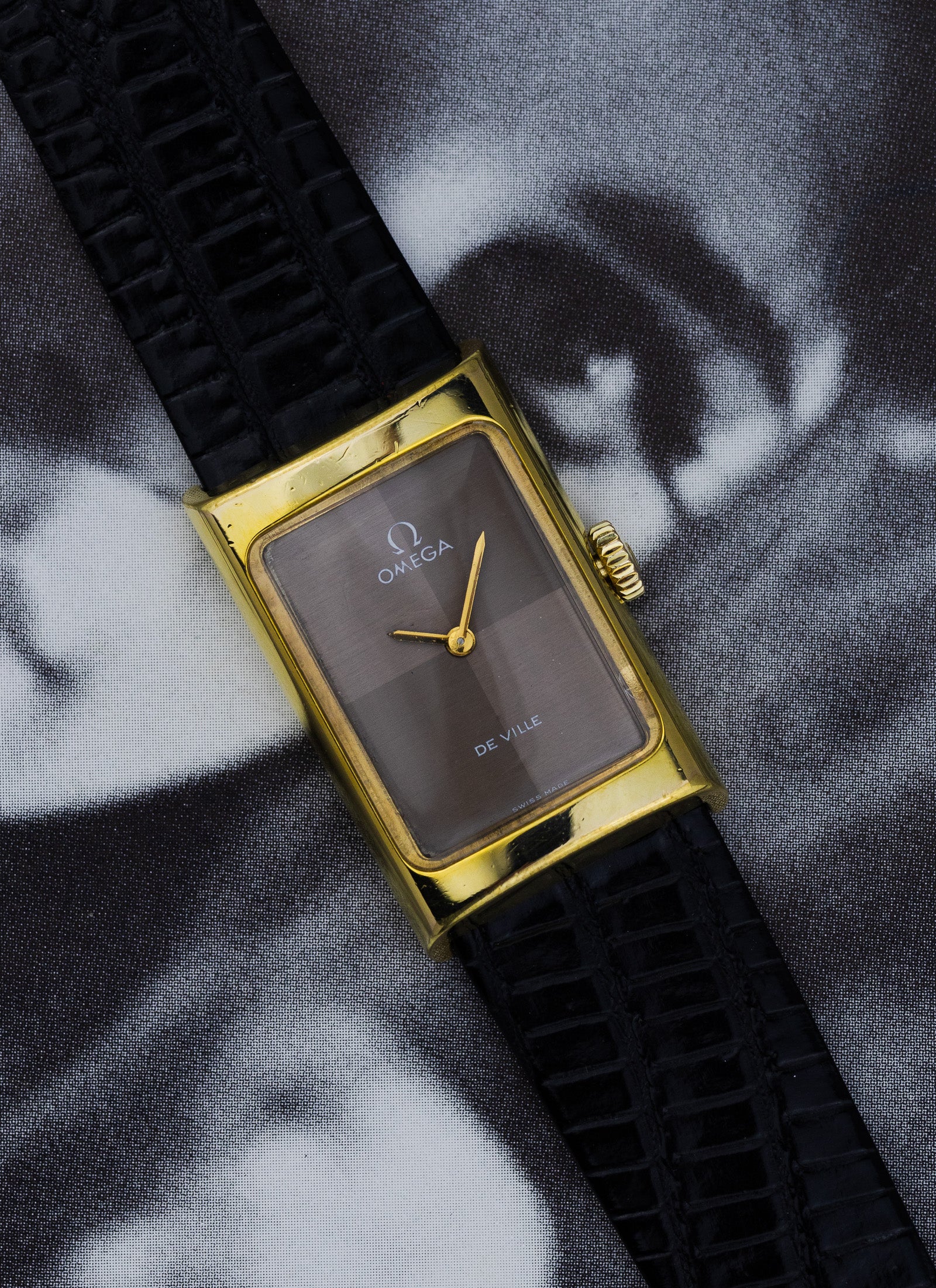 1970s Lady Omega De Ville Chocolate Dial 511.0458 cal. 625 Serviced Box