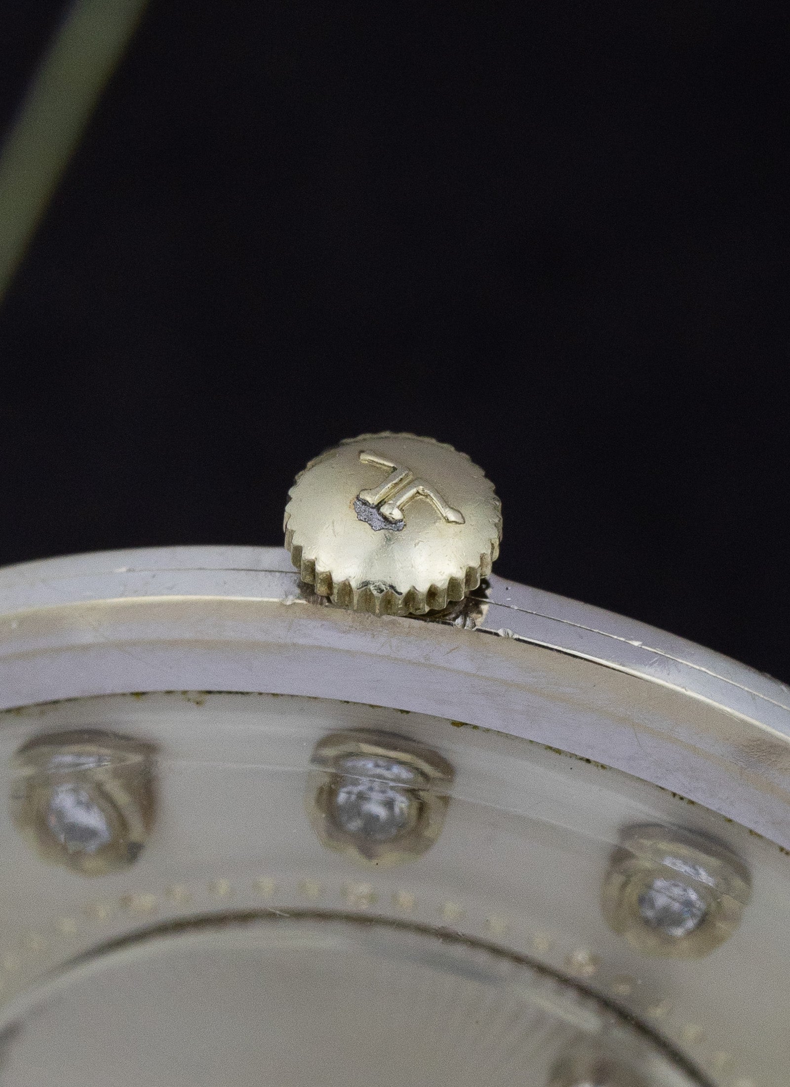 1960s 14K Jaeger LeCoultre Mystery Diamonds Dial cal. K480/CW Serviced