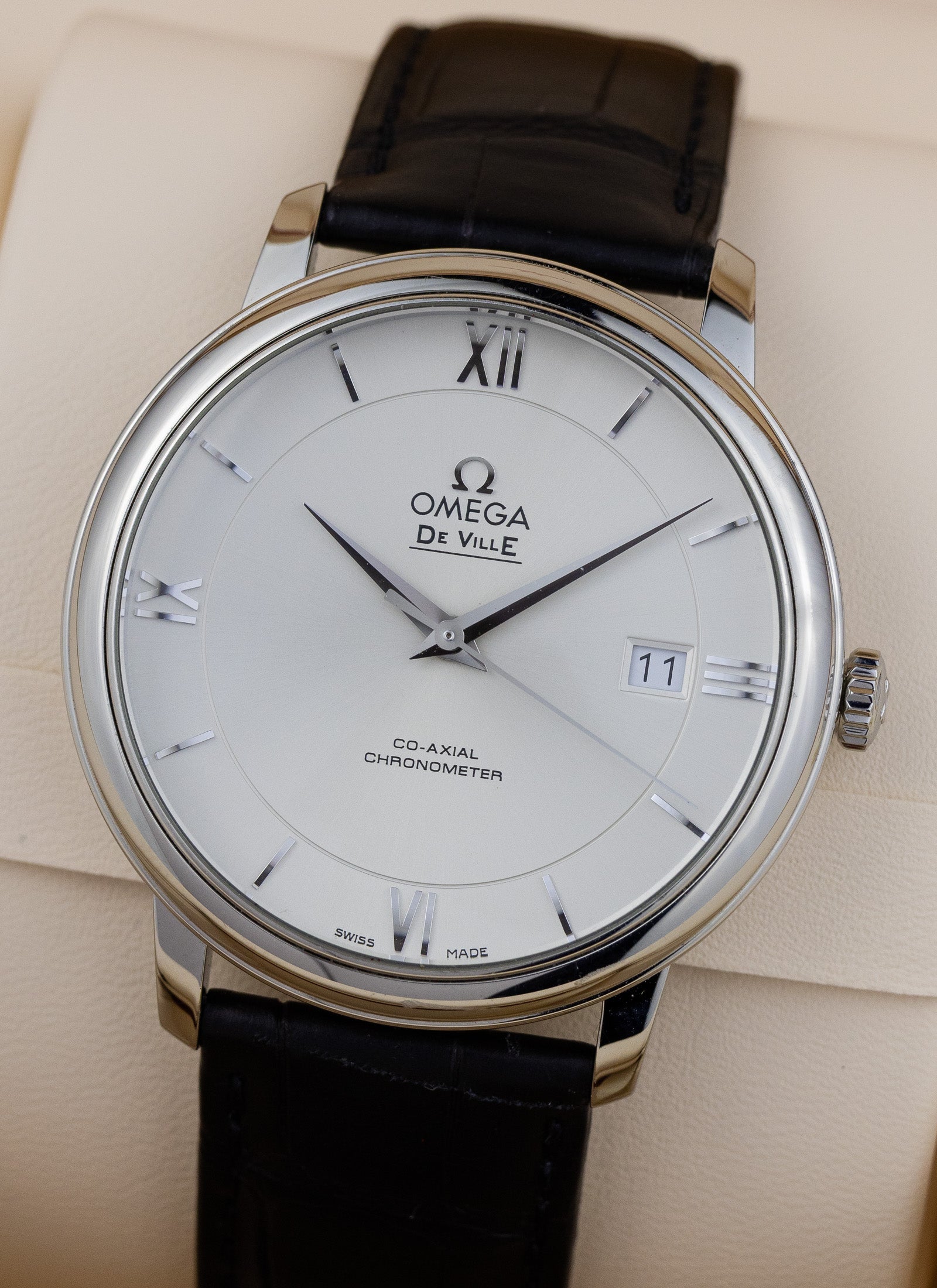 2022 Omega De Ville Prestige 424.13.40.20.02.001 cal. 2500 Serviced Full Set