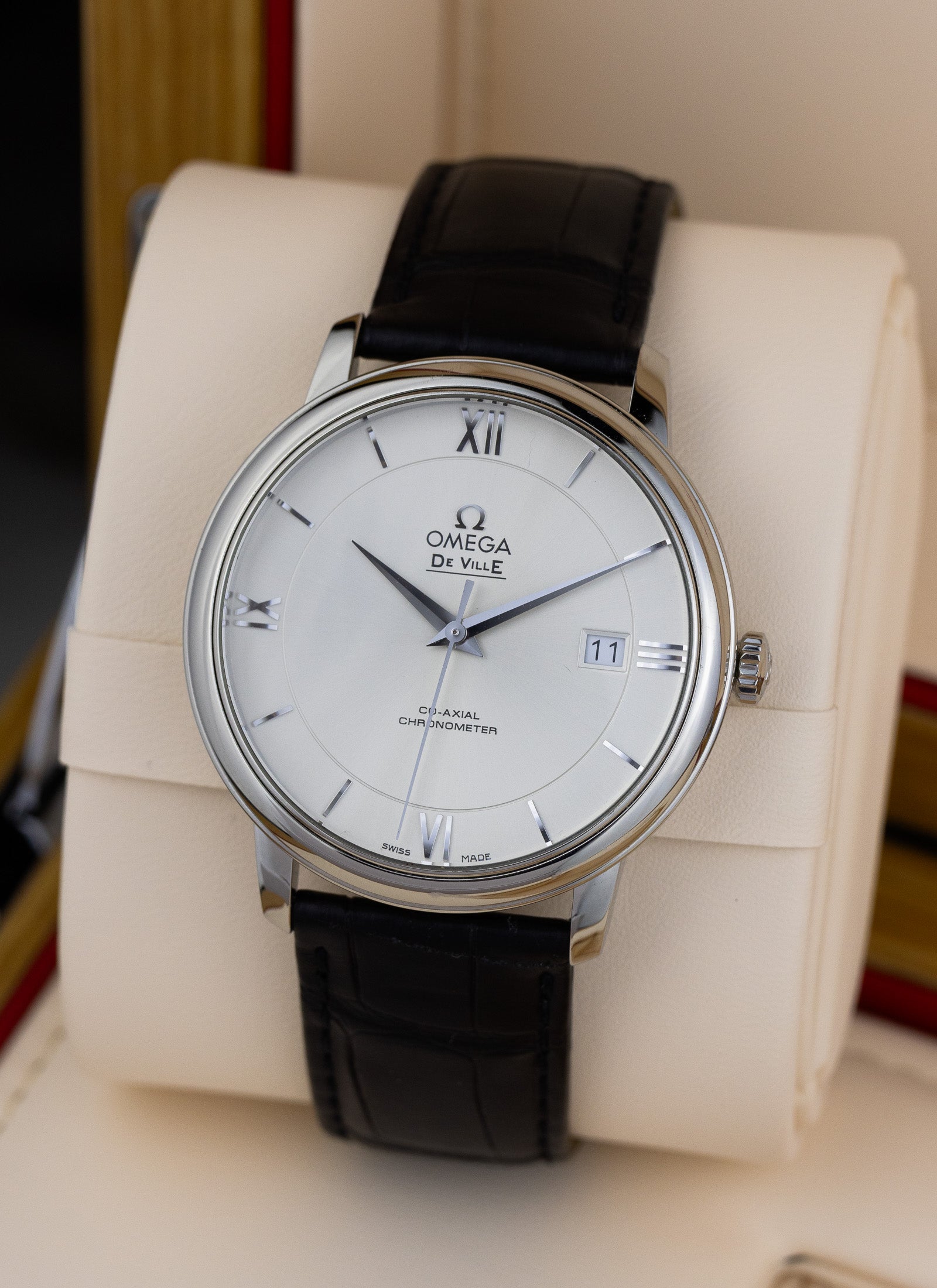 2022 Omega De Ville Prestige 424.13.40.20.02.001 cal. 2500 Serviced Full Set