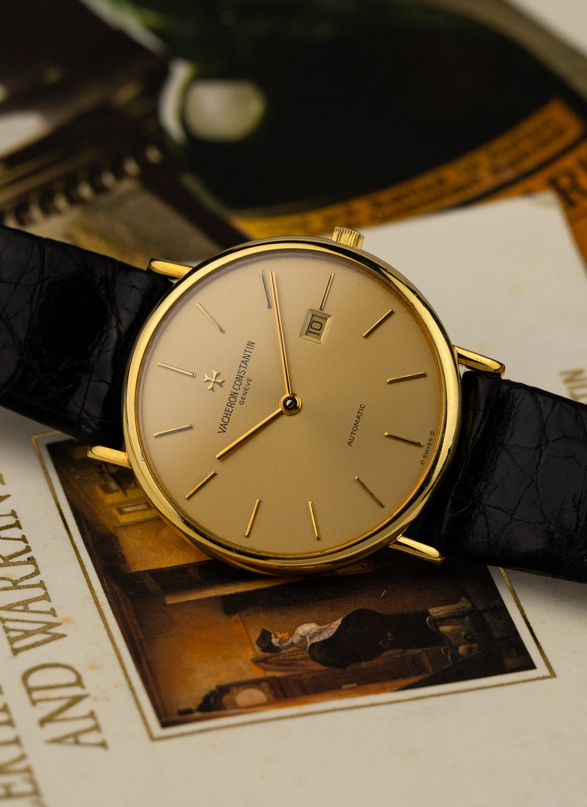 1995 18K Vacheron Constantin Automatic 48002 / 000J-3 cal. 1130/1 Serviced Papers