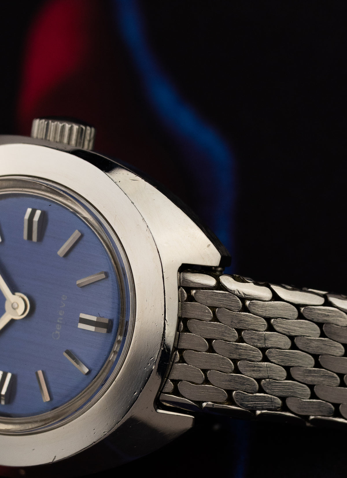 1969 Lady Omega Geneve Japan Only Blue Dial 515.721 cal. 485 Serviced