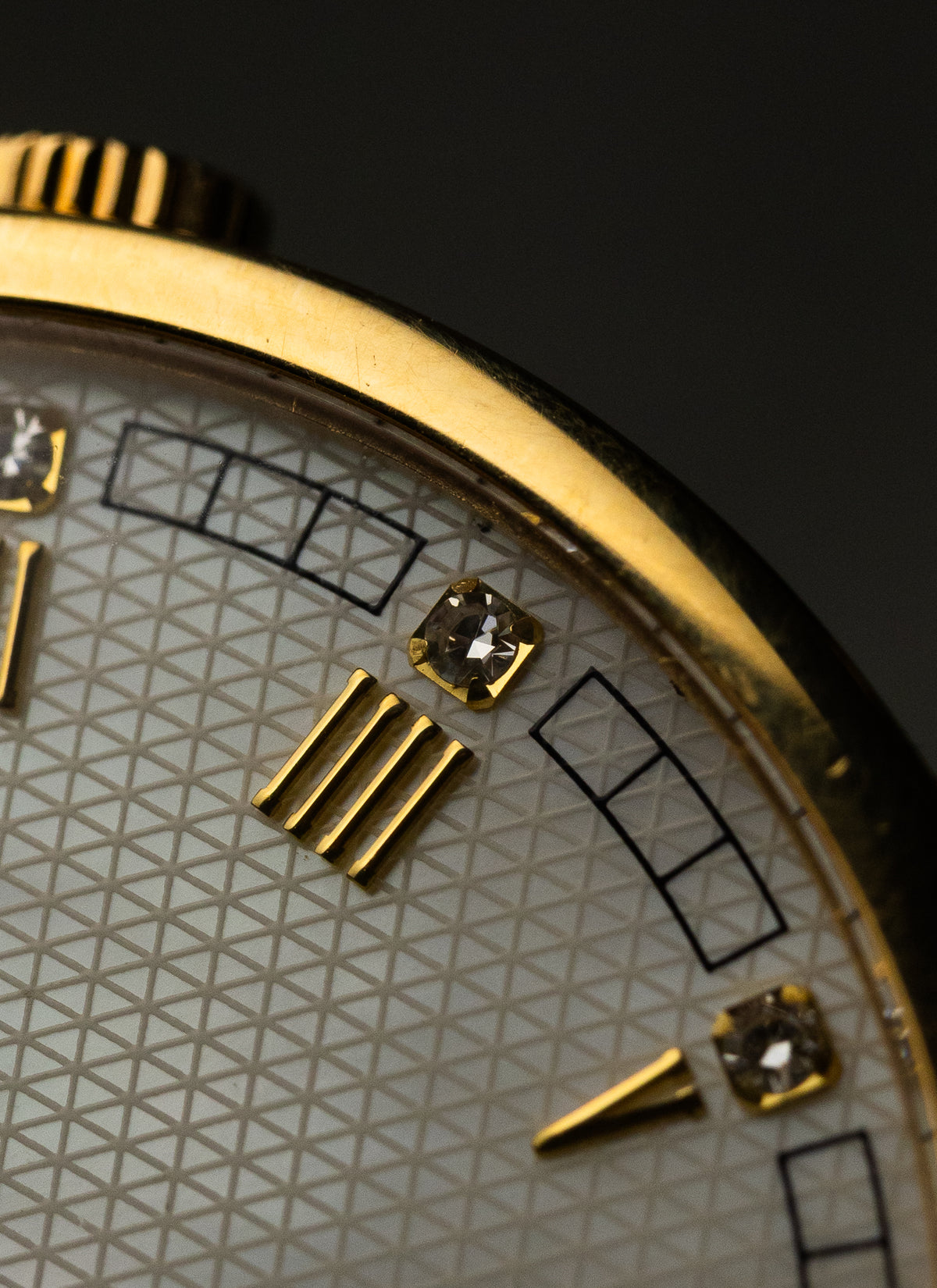 1998 18K Rolex Cellini MOP Diamonds Dial 5112/8 Full Set