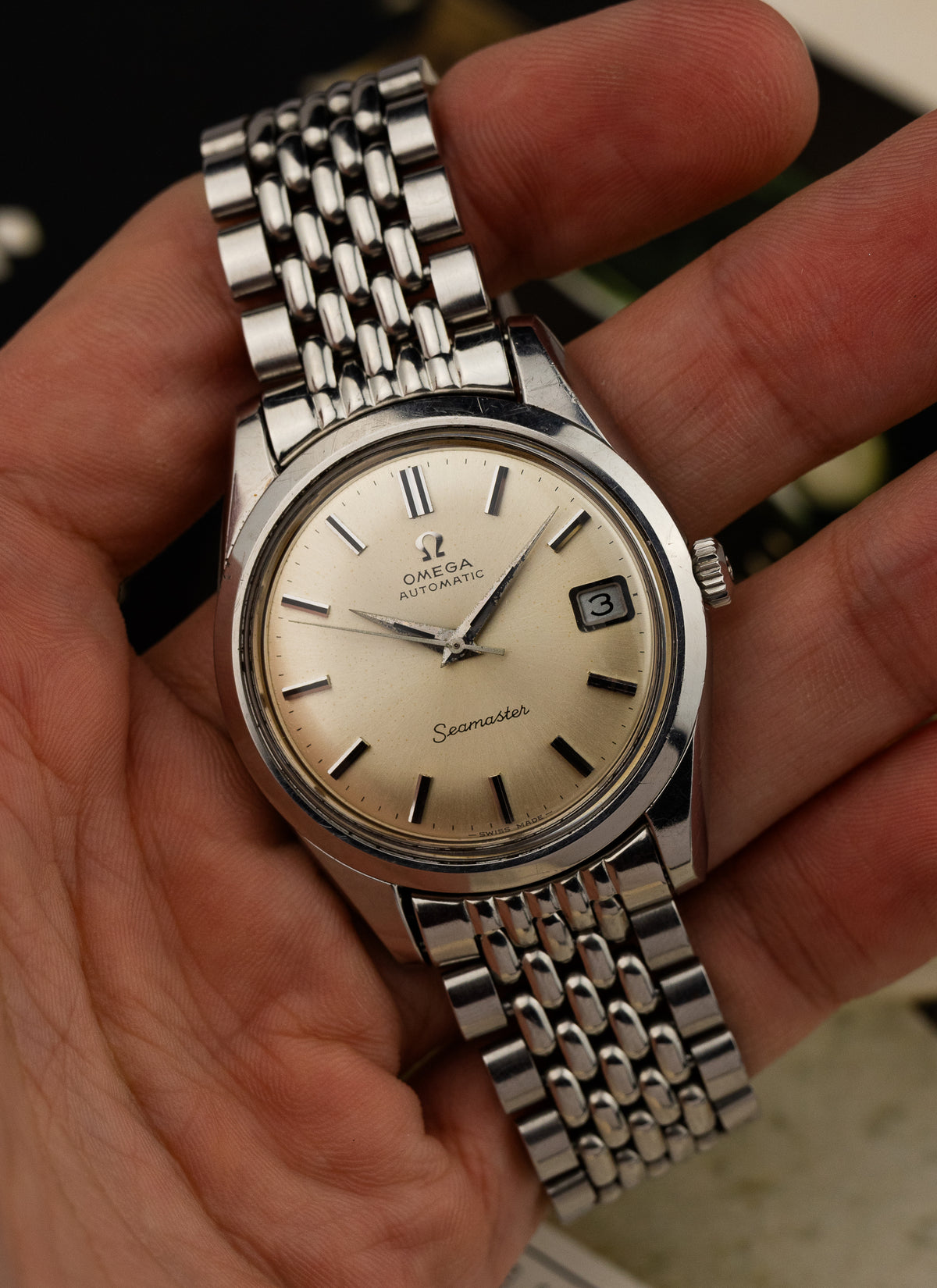 1969 Omega Seamaster BOR Bracelet 166.010 cal. 565 Serviced