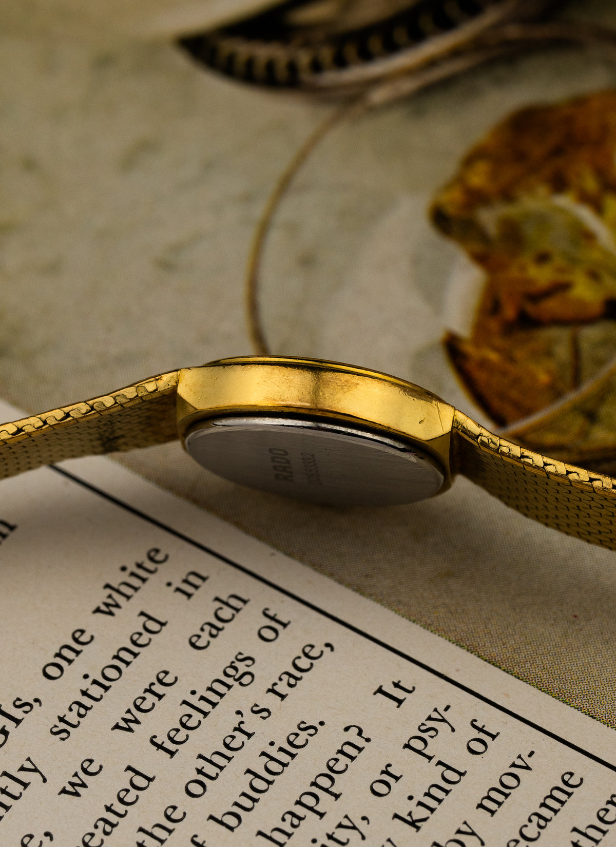 1980s Lady Rado Quartz Gold Bracelet 205.5333.2