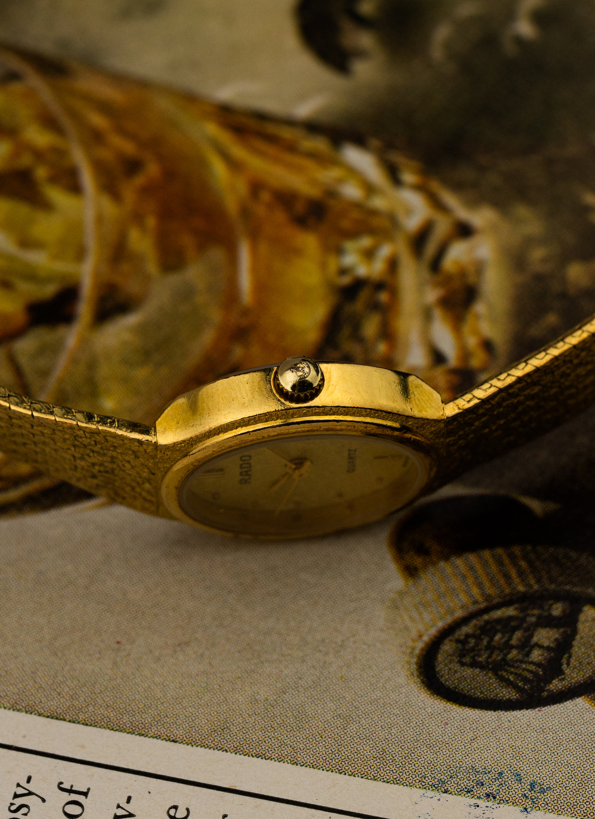 1980s Lady Rado Quartz Gold Bracelet 205.5333.2