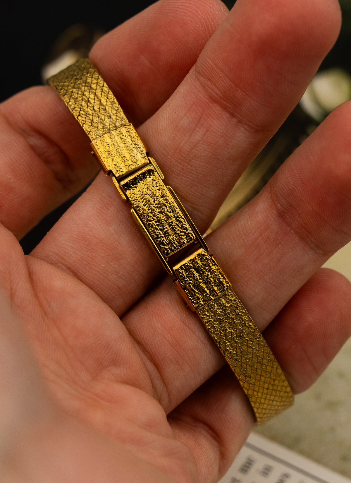1980s Lady Rado Quartz Gold Bracelet 205.5333.2