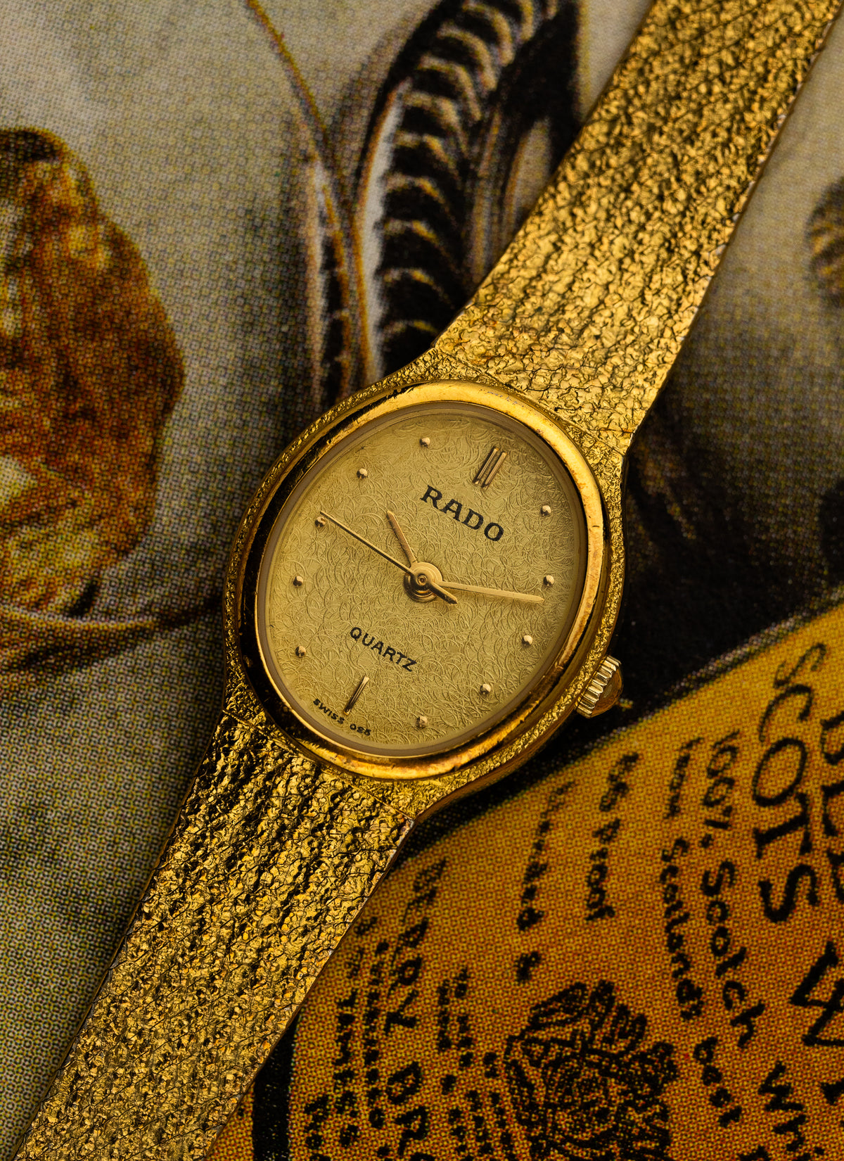 1980s Lady Rado Quartz Gold Bracelet 205.5333.2