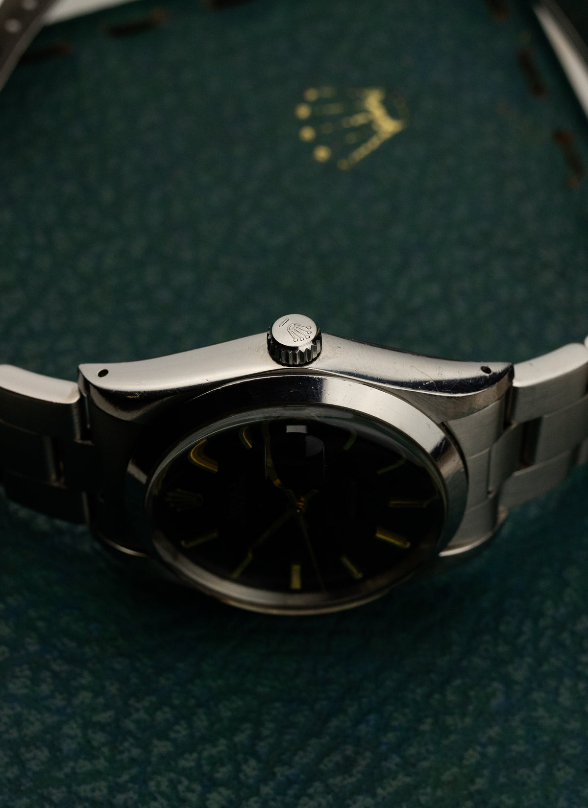 1984 Rolex Oysterdate Precision Black Gilt Dial 6694 cal. 1225 Box