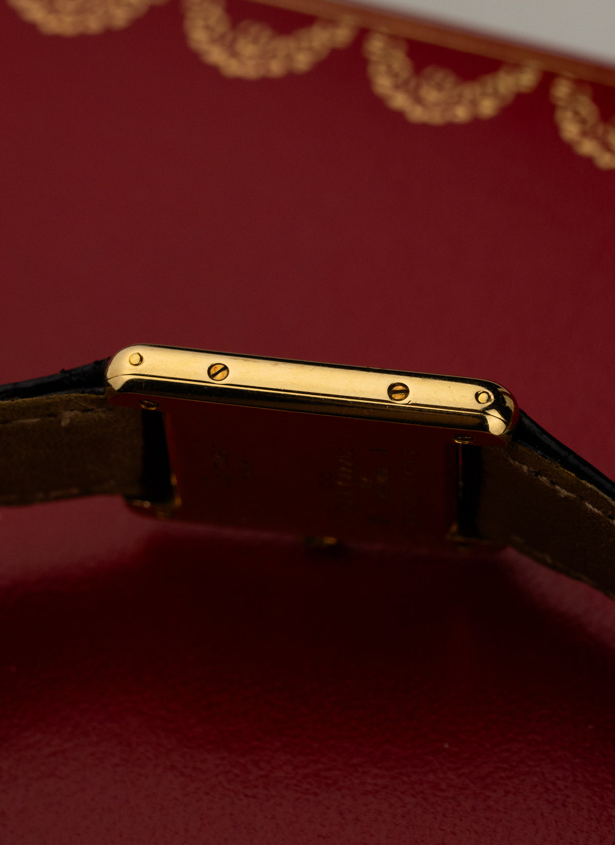 1990s 18K Lady Cartier Tank Louis 66001 Box