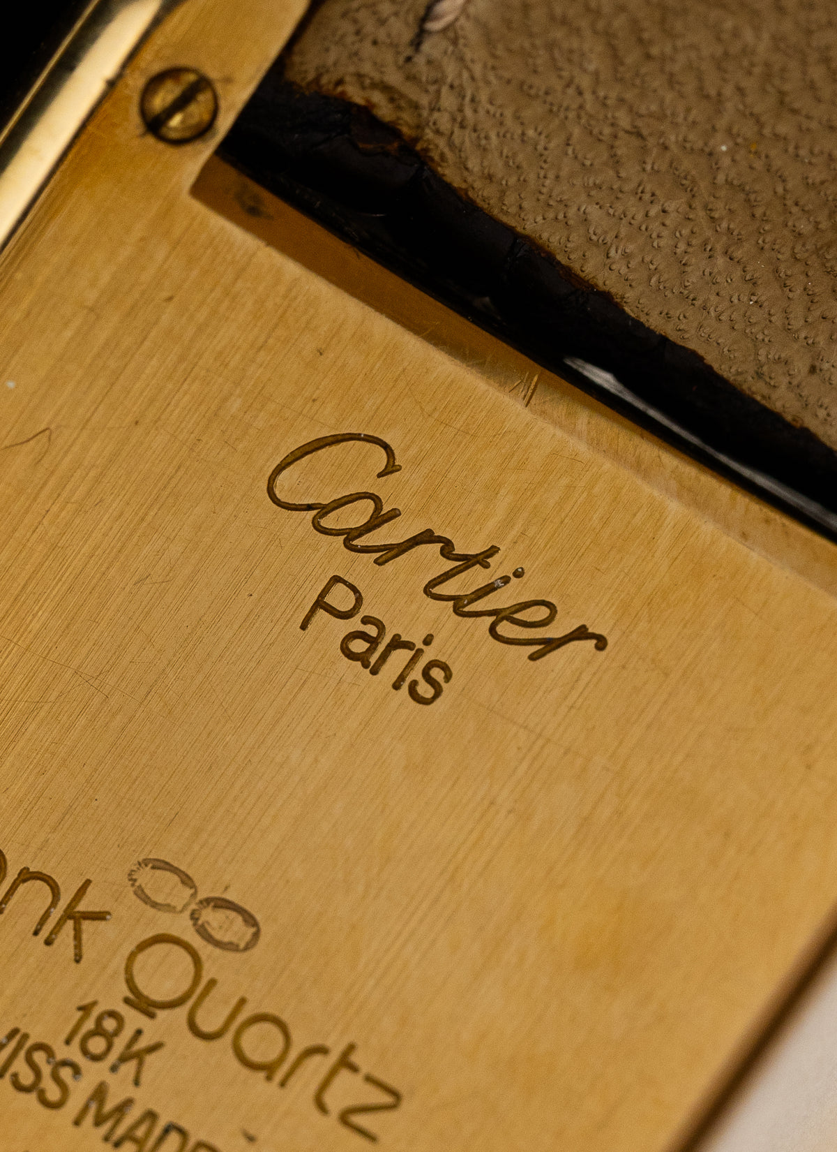 1990s 18K Lady Cartier Tank Louis 66001 Box