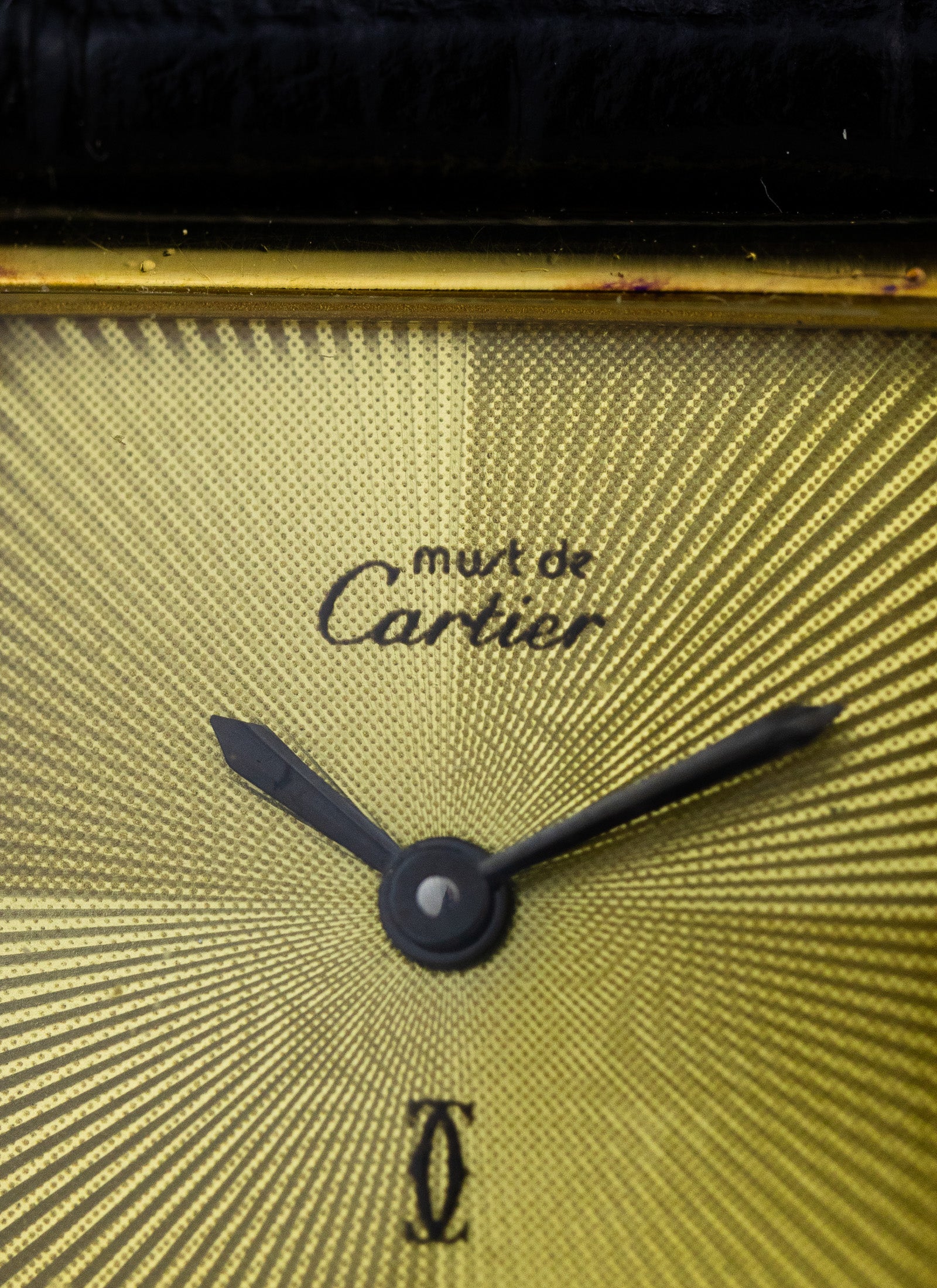 1980s Lady Cartier Must Tank Manual Winding „Discor Dial”