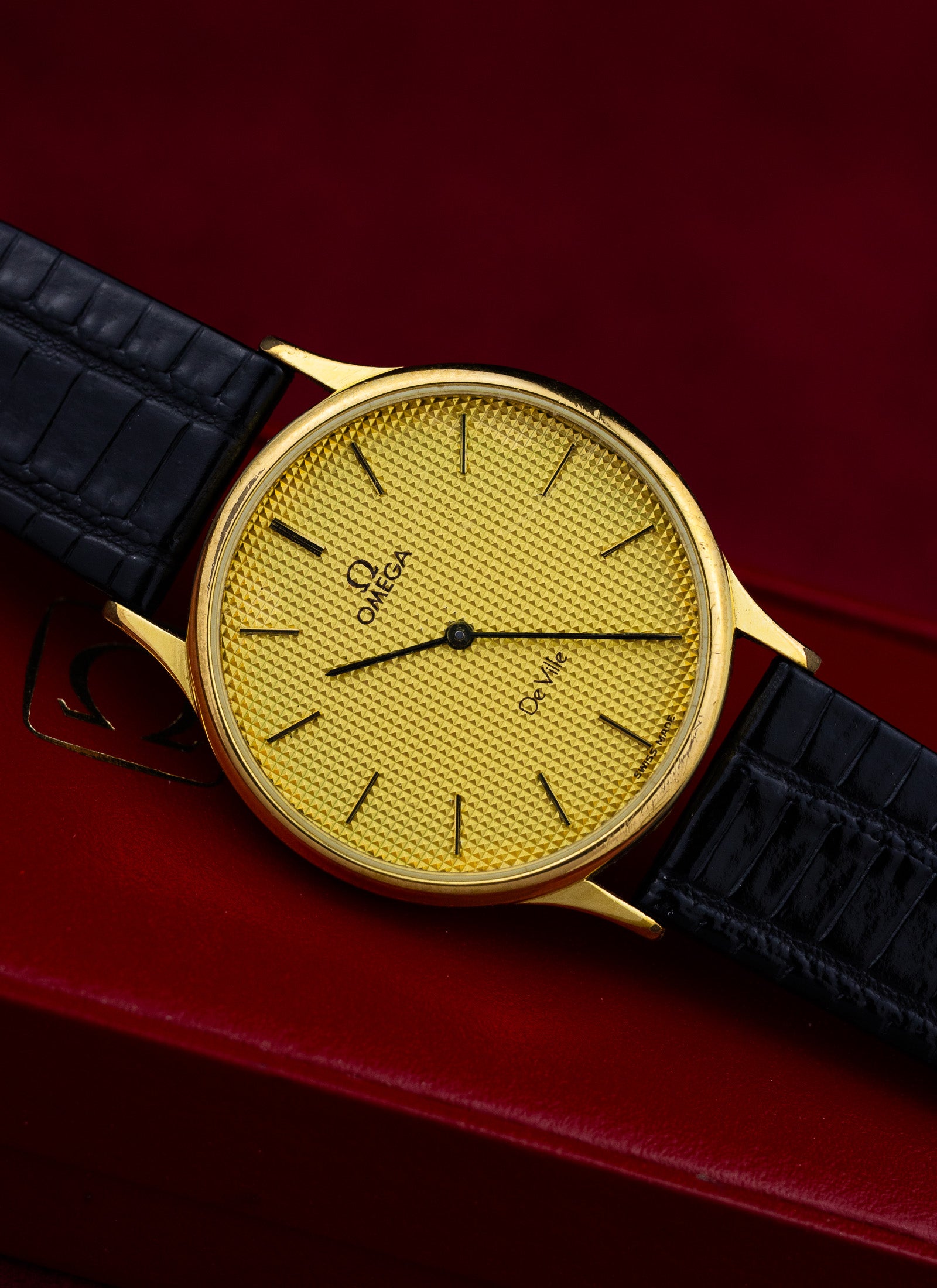 1982 Omega De Ville Hobnail Dial 191.0130.1 cal. 1365 Box