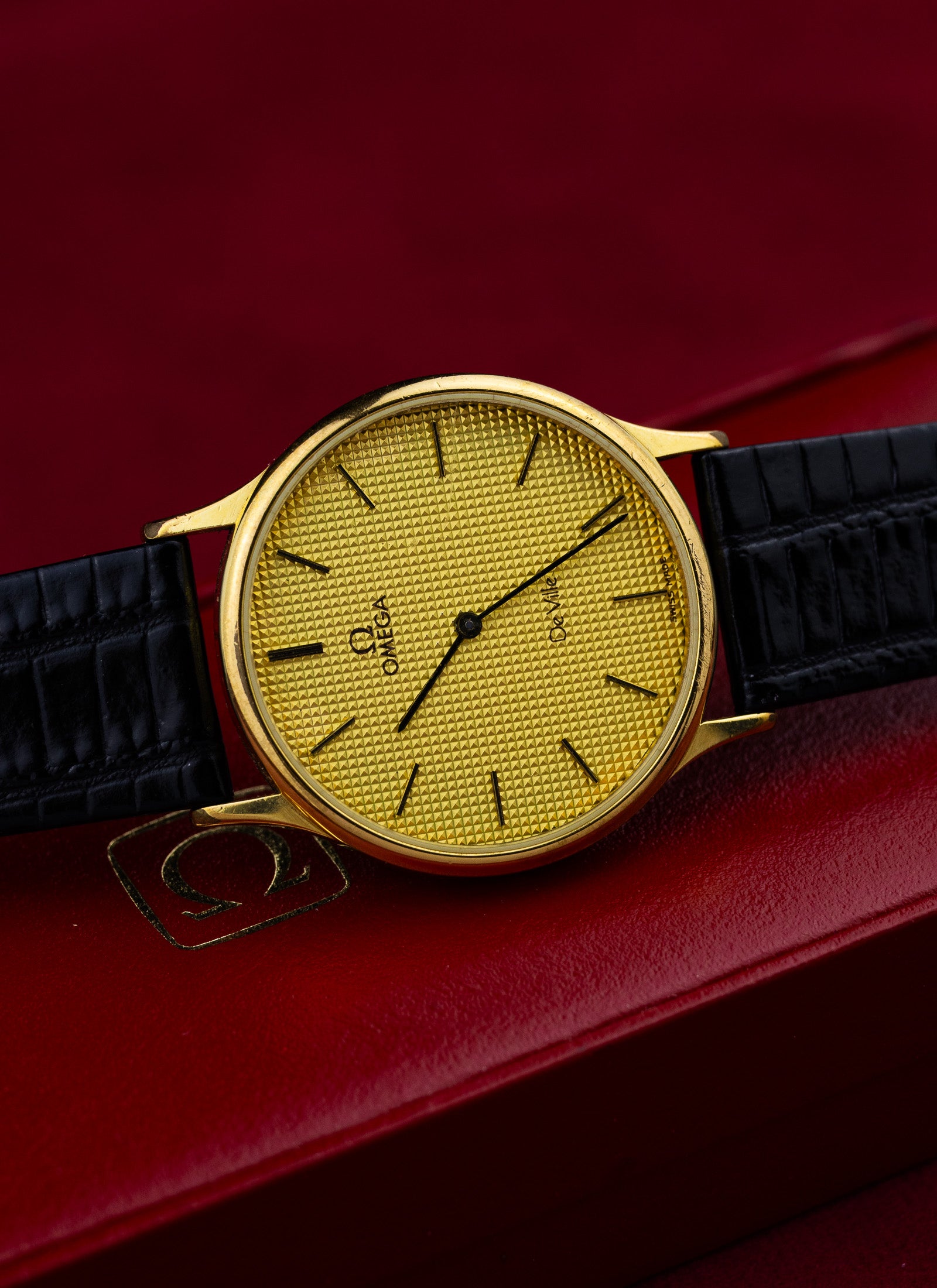 1982 Omega De Ville Hobnail Dial 191.0130.1 cal. 1365 Box