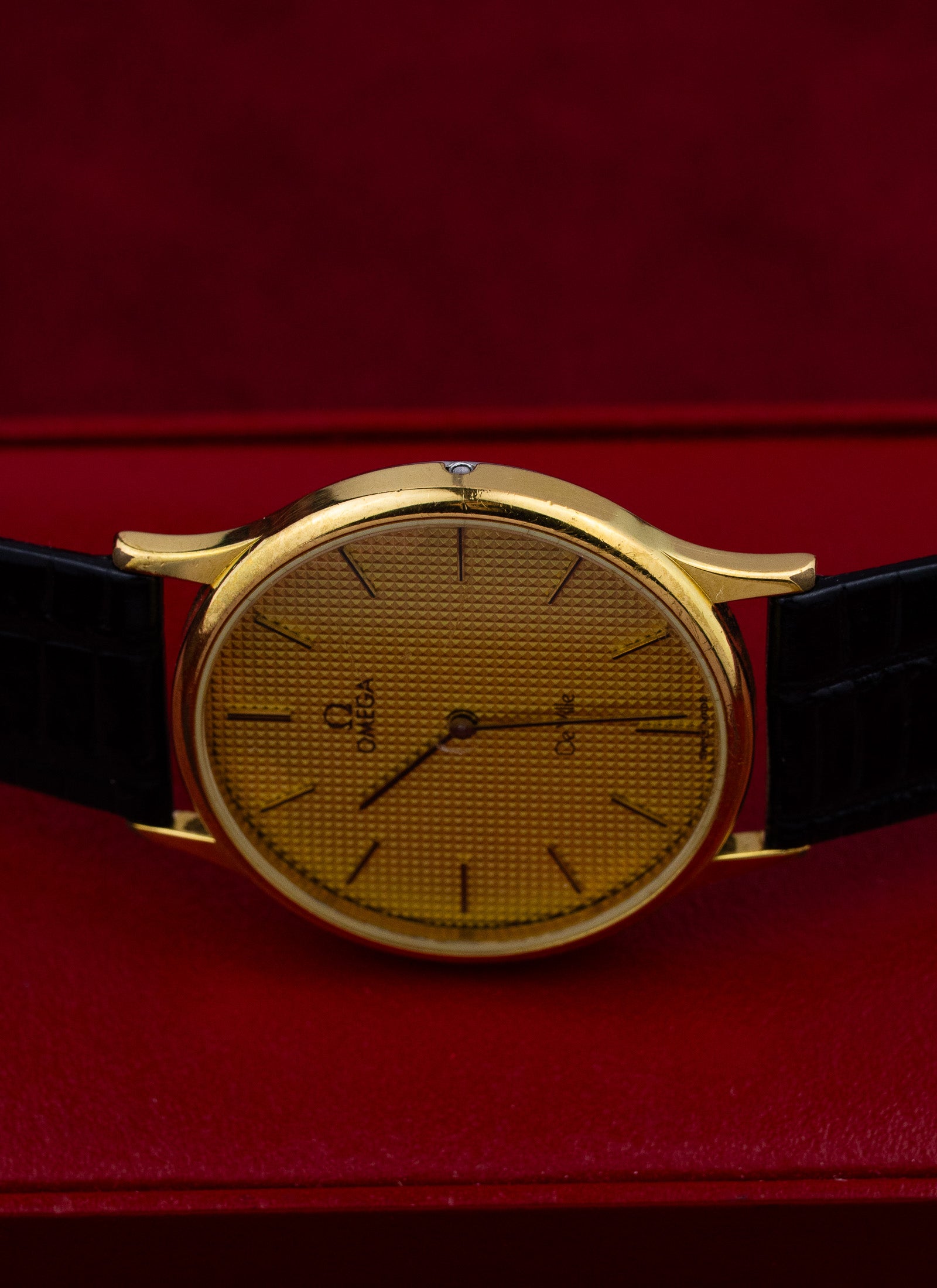 1982 Omega De Ville Hobnail Dial 191.0130.1 cal. 1365 Box