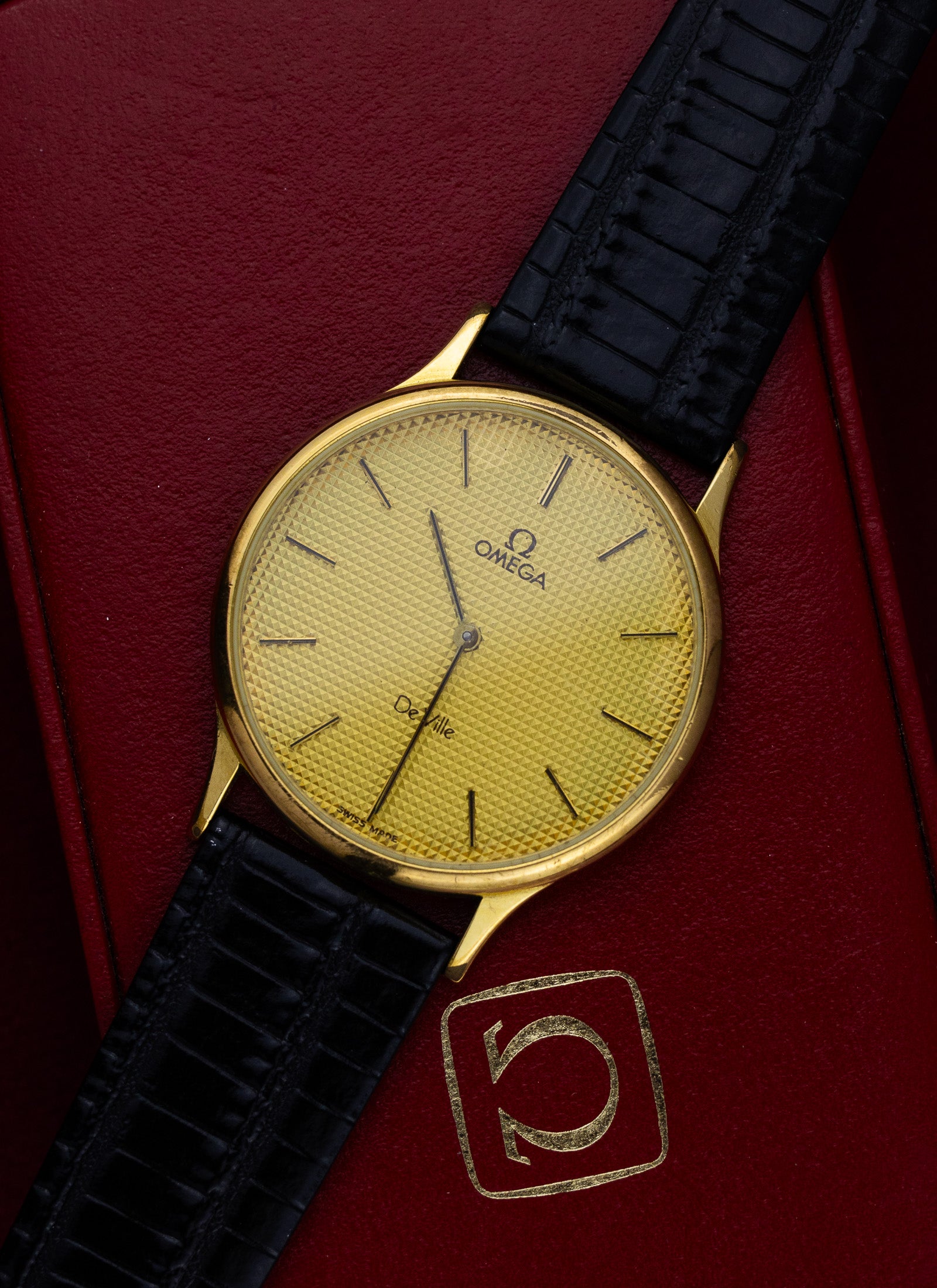 1982 Omega De Ville Hobnail Dial 191.0130.1 cal. 1365 Box