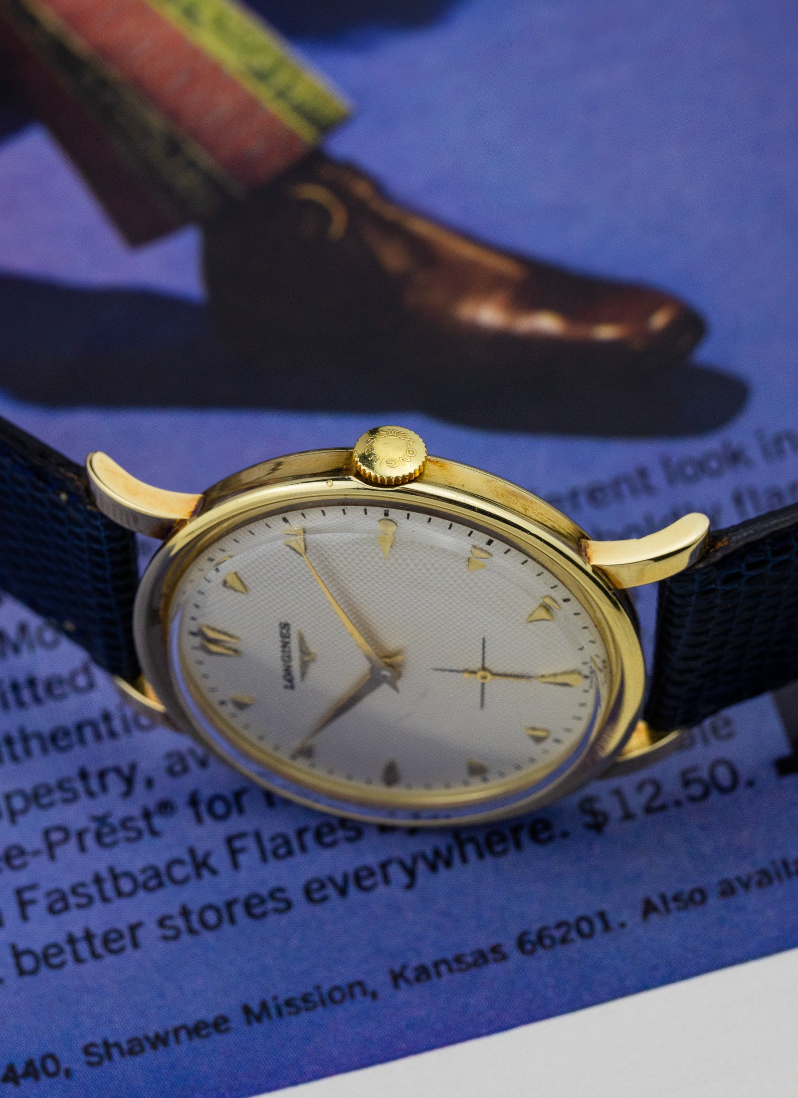 1950 14K Longines Sub Second 121 6251 2 cal. 22L