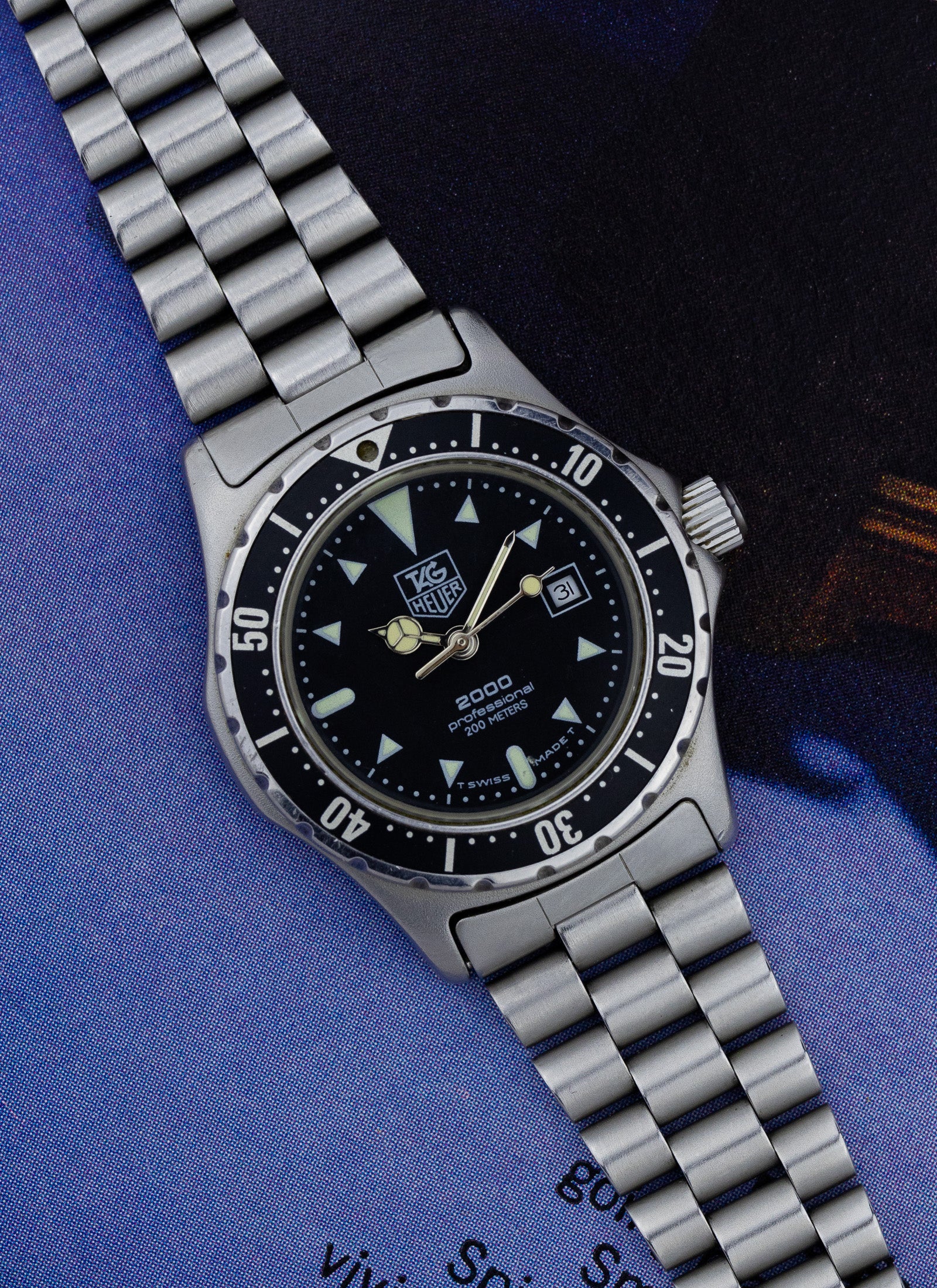 1990s Lady TAG Heuer 2000 Professional 973.015