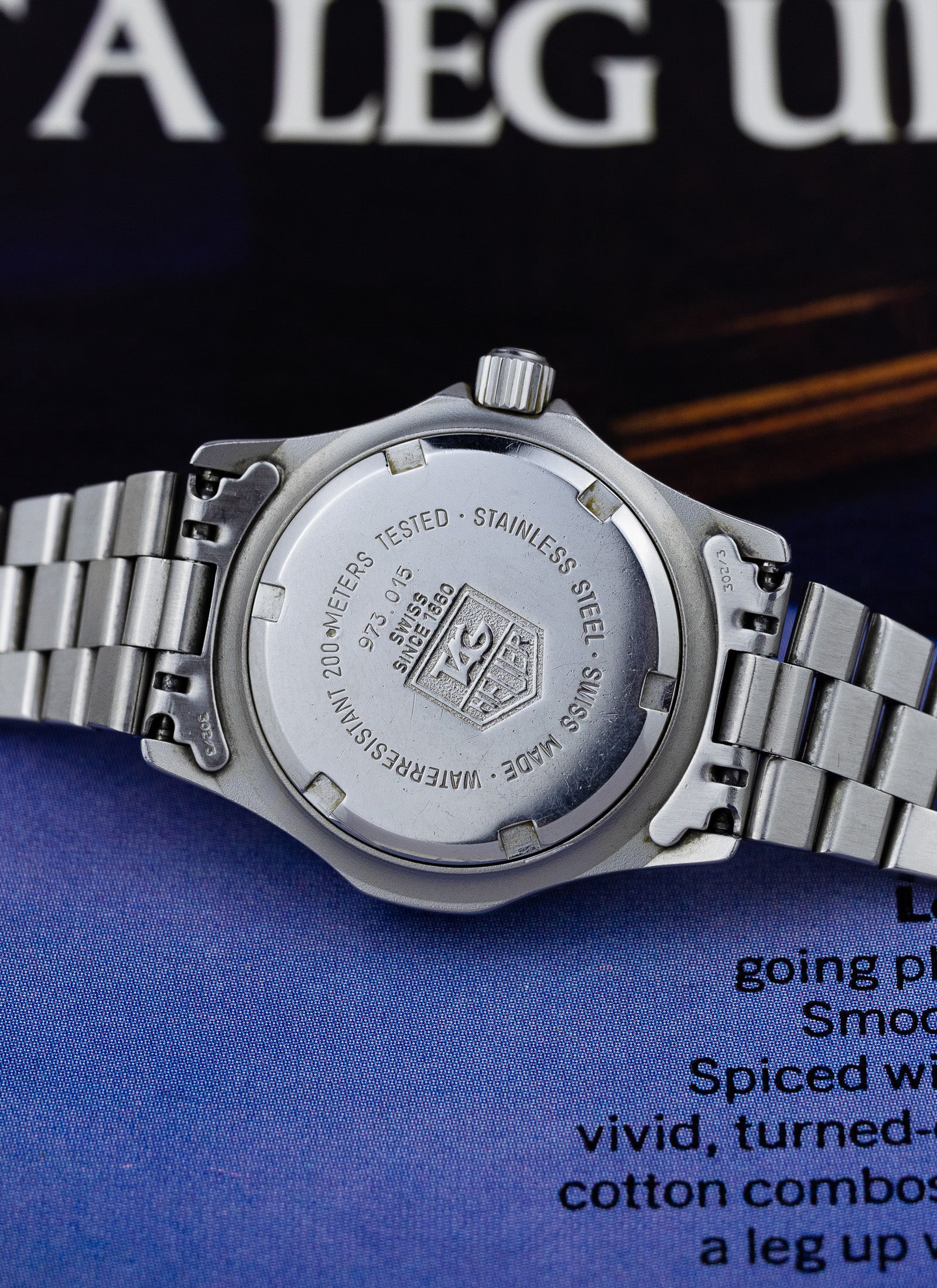 1990s Lady TAG Heuer 2000 Professional 973.015