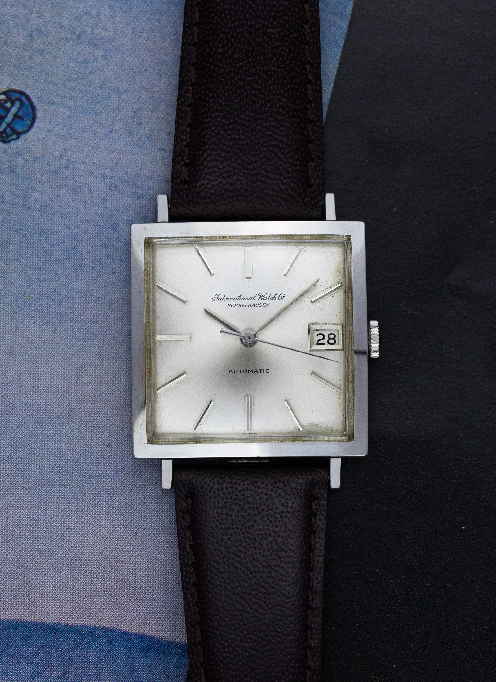 1960s IWC Automatic Square cal. 8541 Serviced