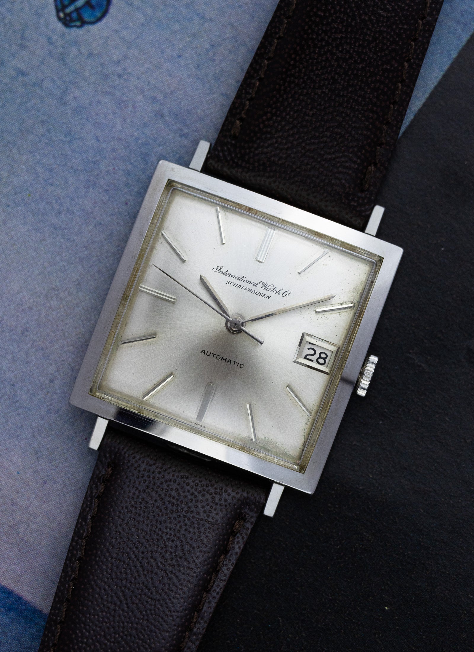 1960s IWC Automatic Square cal. 8541 Serviced