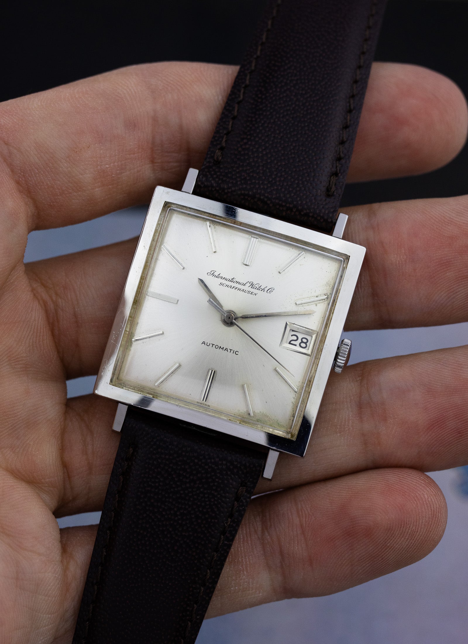 1960s IWC Automatic Square cal. 8541 Serviced