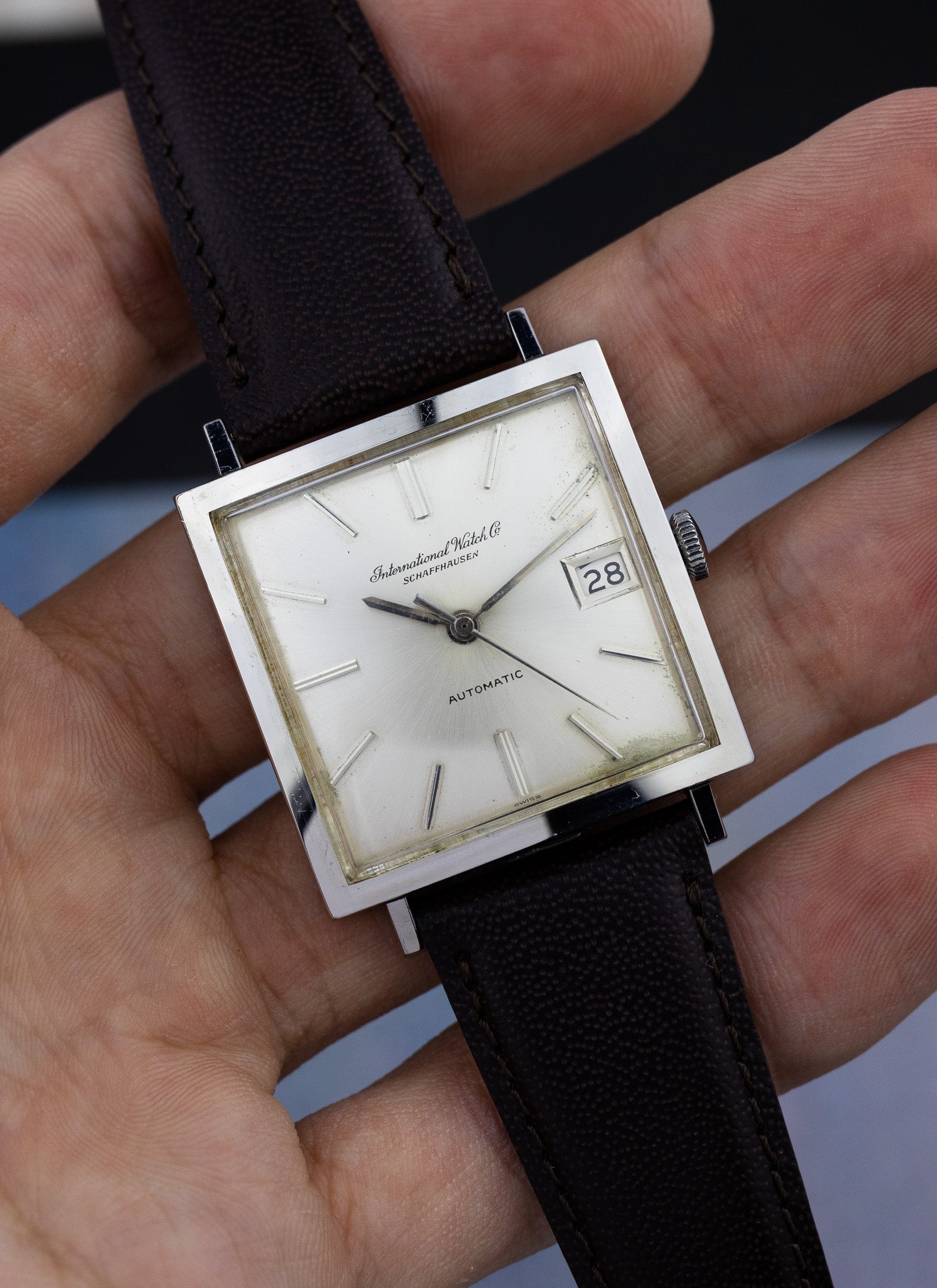 1960s IWC Automatic Square cal. 8541 Serviced