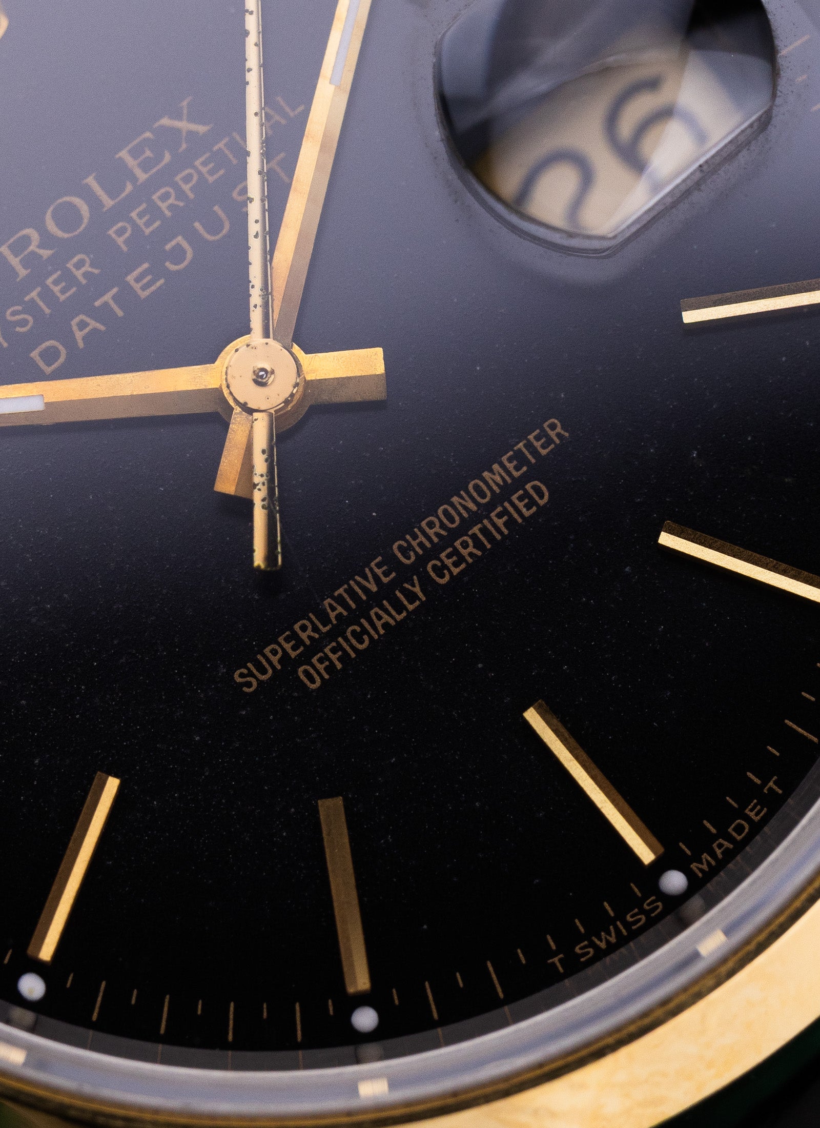 1997 Rolex Datejust Black Dial 16203 cal. 3135 Box