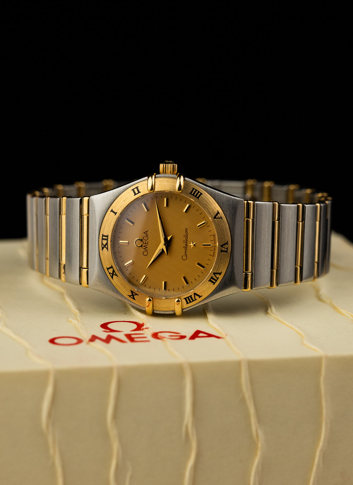 1998 Lady Omega Constellation Manhattan Bicolor 795.1202 cal. 1456 Box