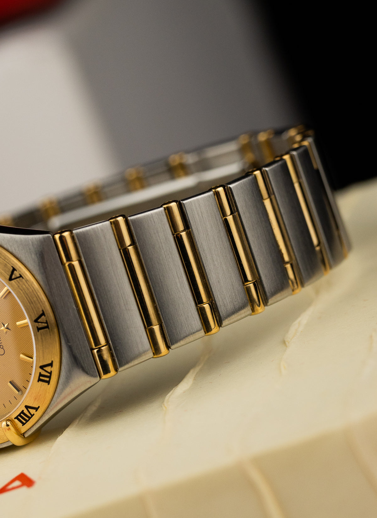 1998 Lady Omega Constellation Manhattan Bicolor 795.1202 cal. 1456 Box