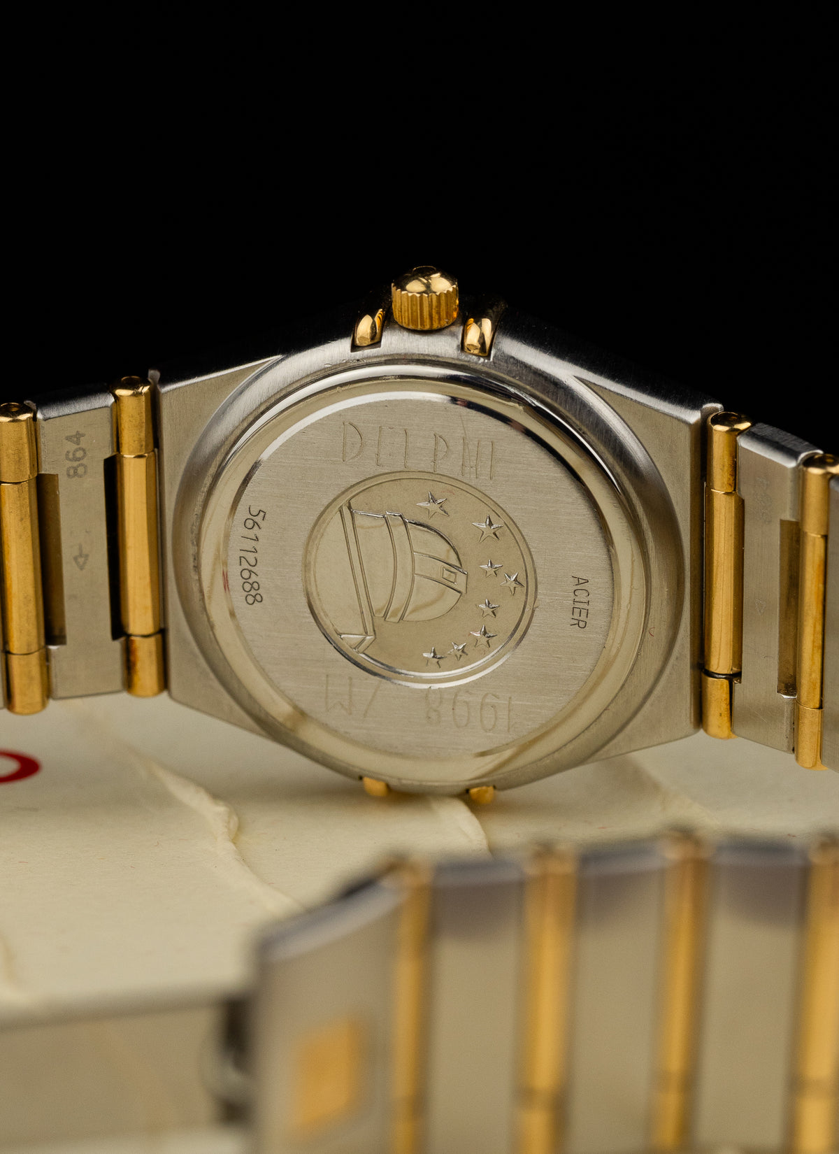 1998 Lady Omega Constellation Manhattan Bicolor 795.1202 cal. 1456 Box