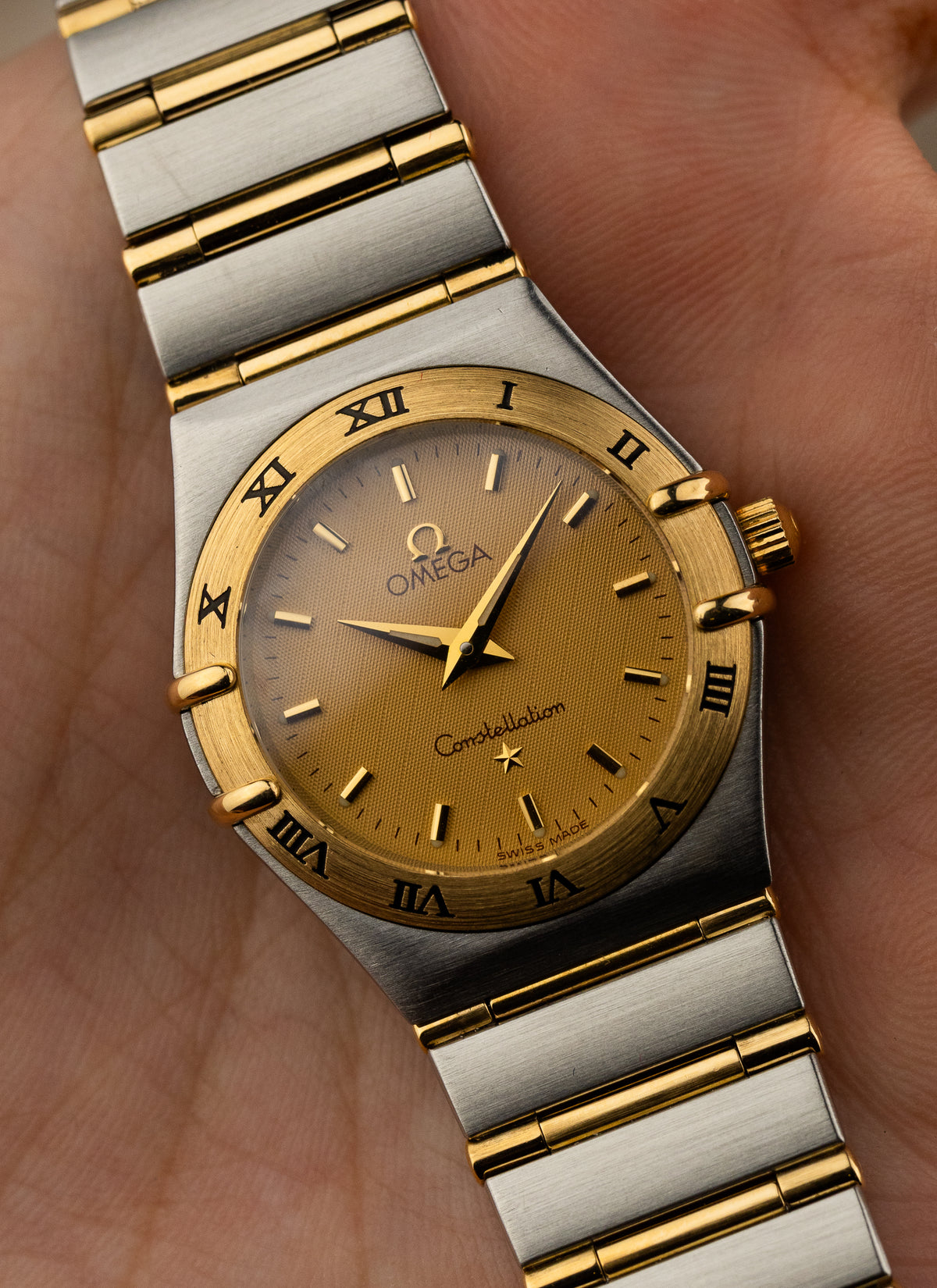 1998 Lady Omega Constellation Manhattan Bicolor 795.1202 cal. 1456 Box