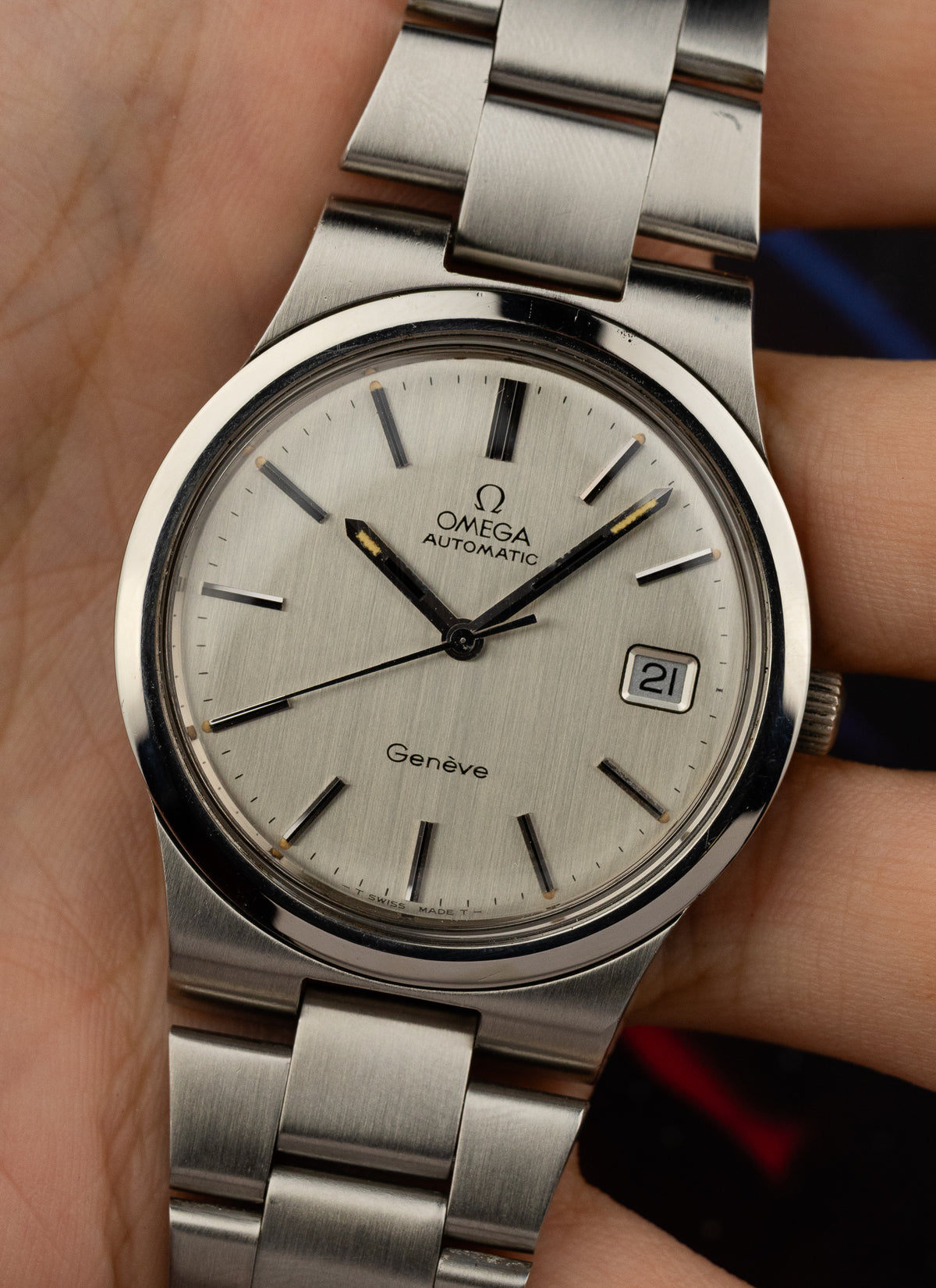 1974 Omega Geneve Steel Bracelet 166.0173 cal. 1012 Serviced