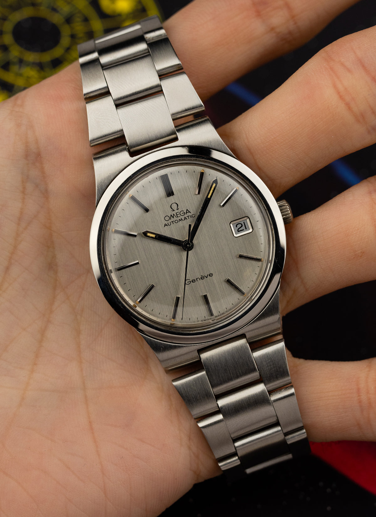 1974 Omega Geneve Steel Bracelet 166.0173 cal. 1012 Serviced