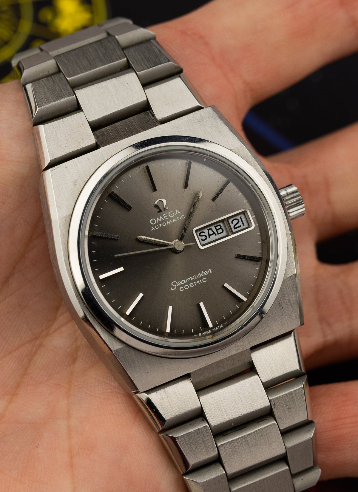 1975 Omega Seamaster Cosmic Grey Dial 166.0196 cal. 1022