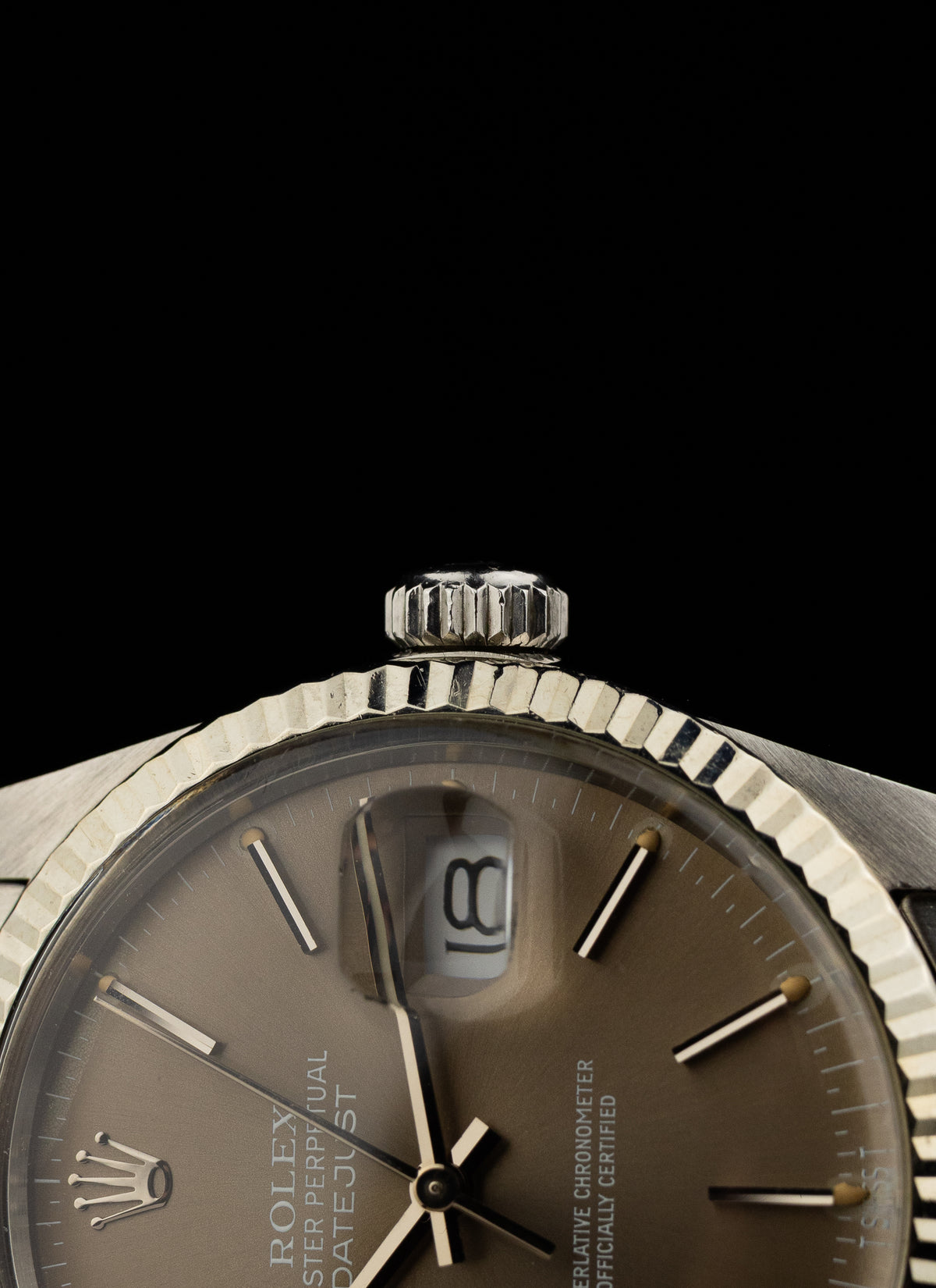 1981 Rolex Datejust Grey Taupe Dial 16014