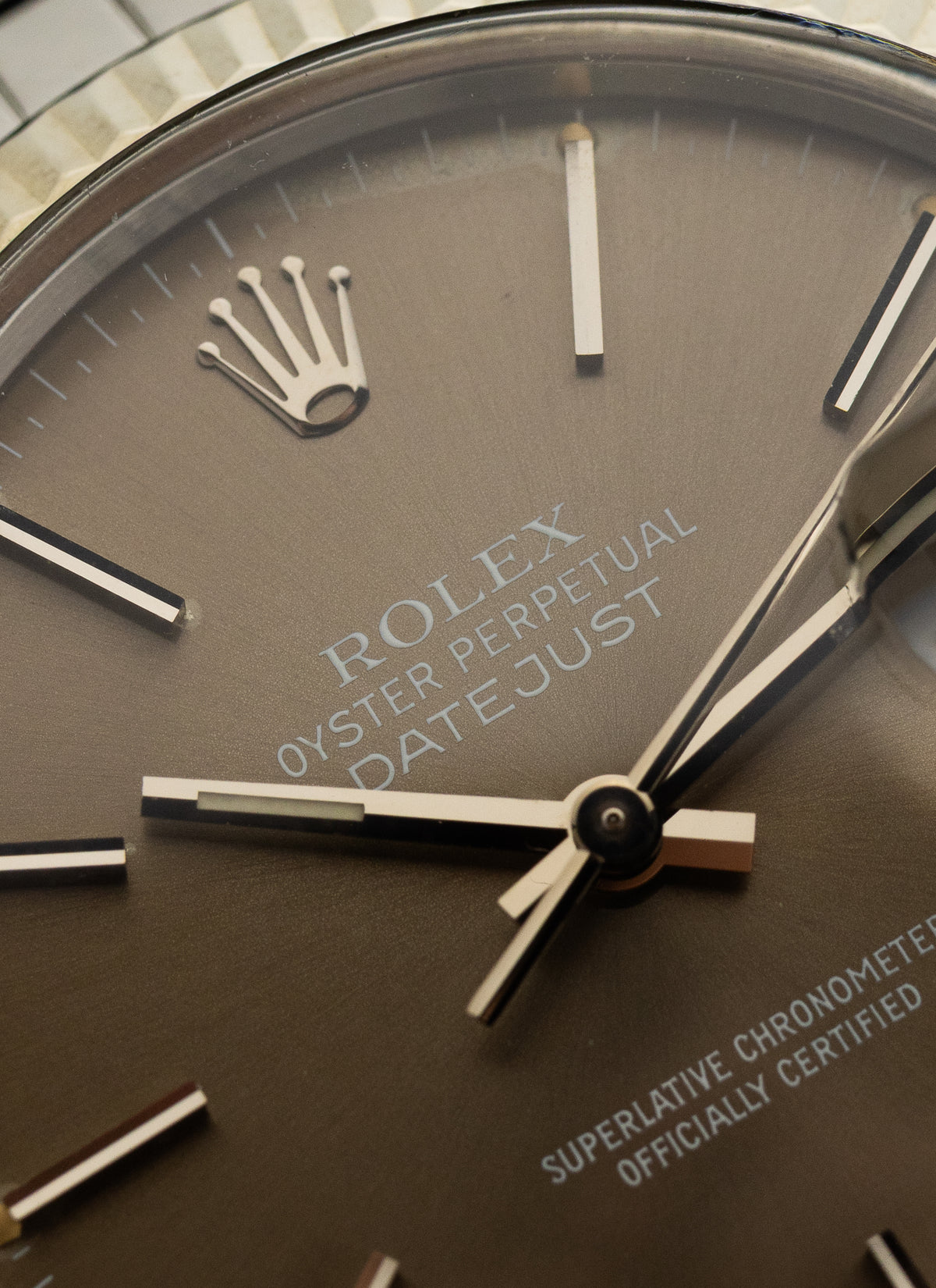 1981 Rolex Datejust Grey Taupe Dial 16014