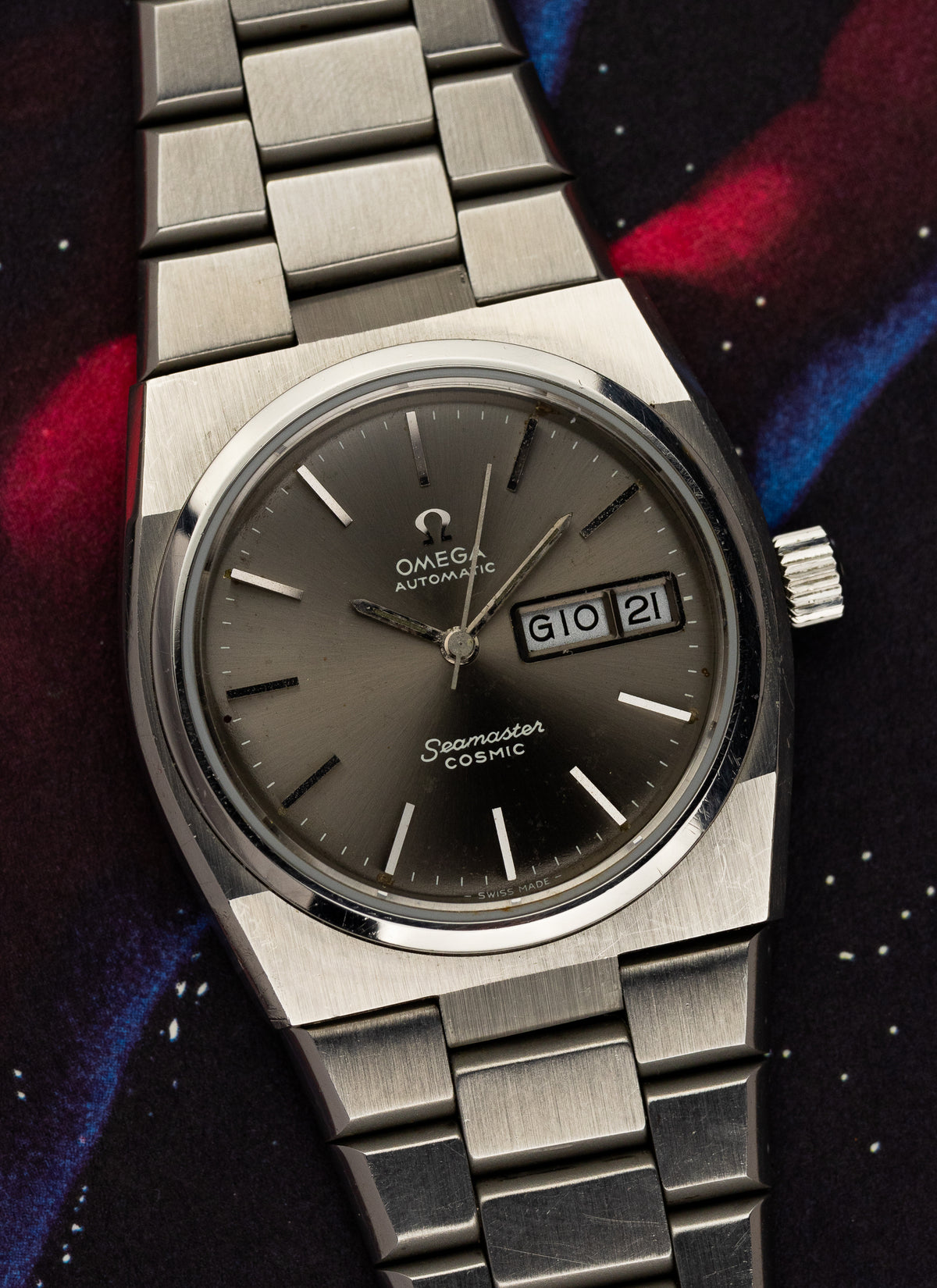 1975 Omega Seamaster Cosmic Grey Dial 166.0196 cal. 1022