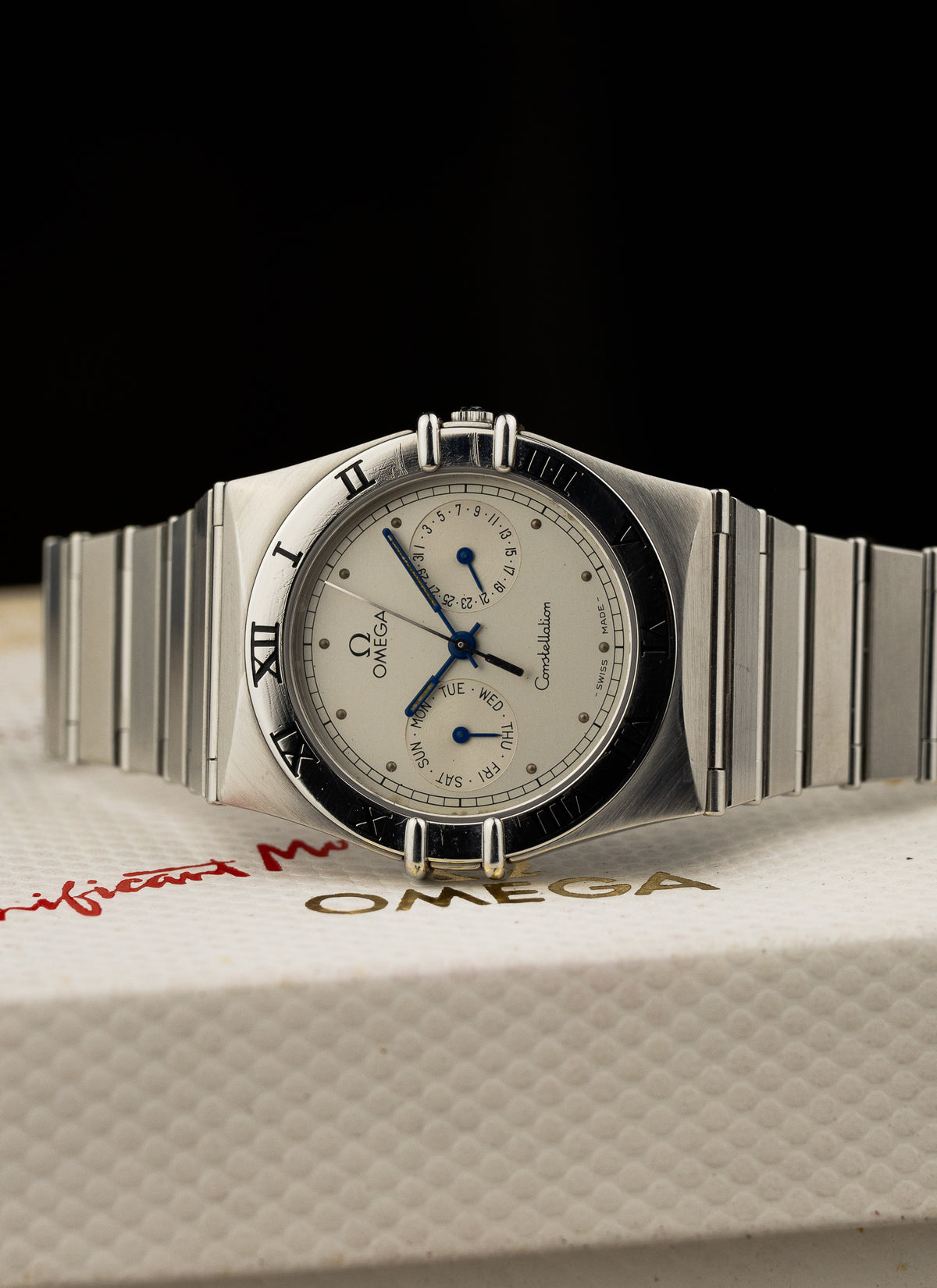 1986 Omega Constellation Manhattan Day-Date 396.1070 cal. 1444 Box