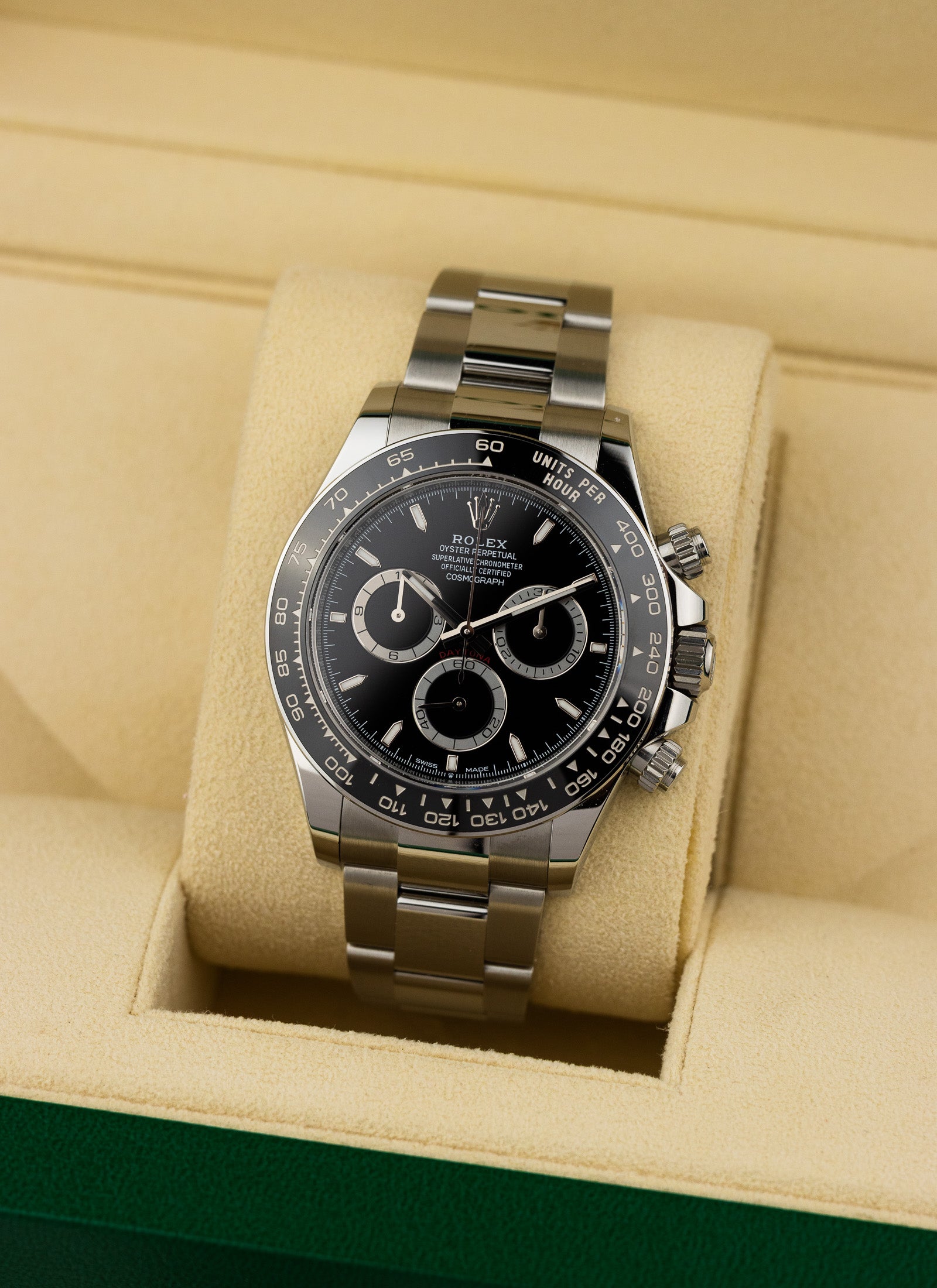 2024 Rolex Daytona 126500LN Black Dial New/Unworn Full Set Kruk