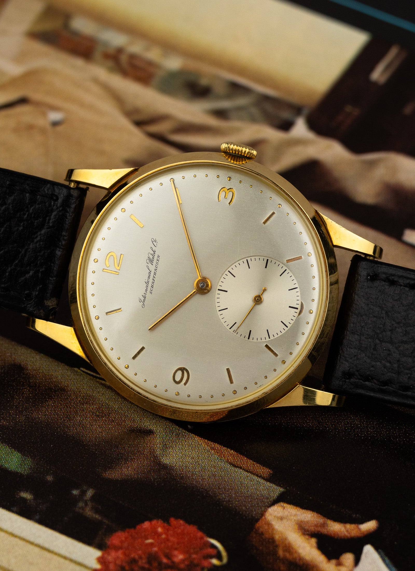 1950s 18K IWC Schaffhausen Unpolished cal. 88