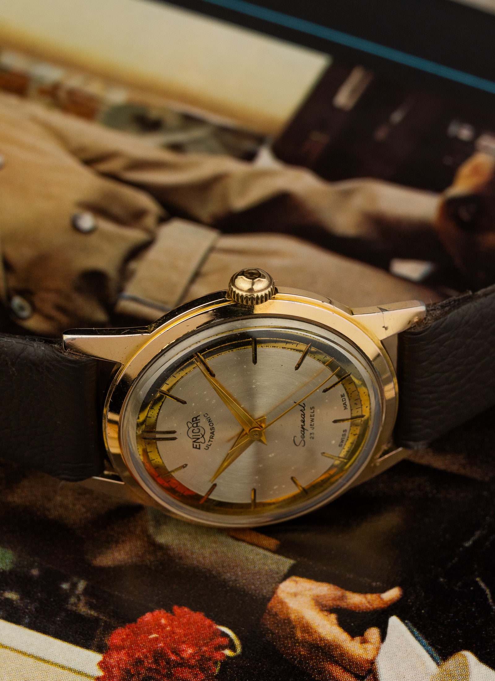 1957 Enicar Ultrasonic Seapearl 100/92 cal. AR 1010 Serviced