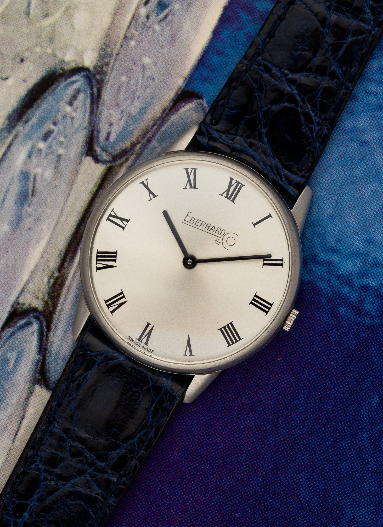 1960s 18K Eberhard & Co. White Gold 23144.266 cal. 232