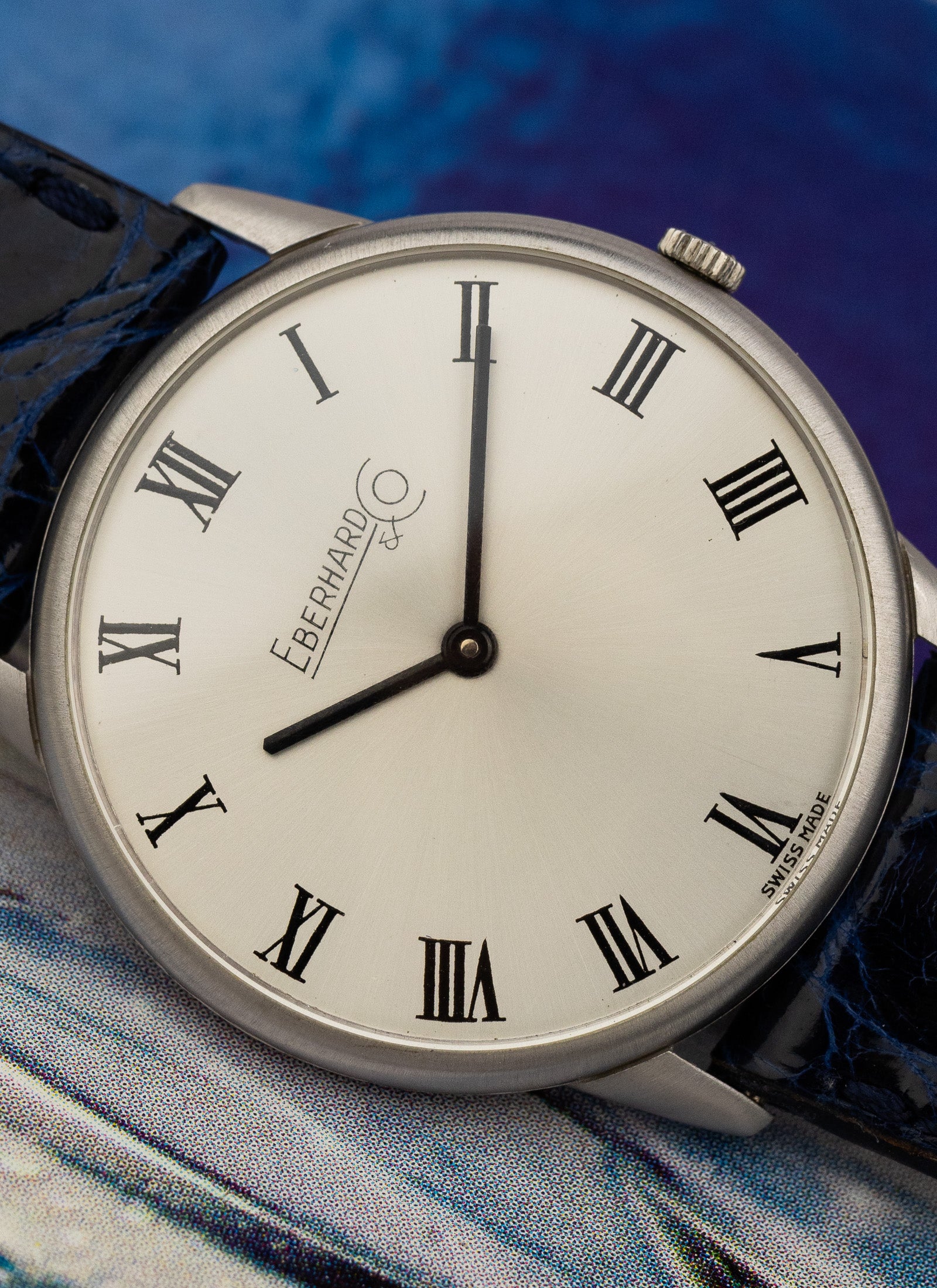 1960s 18K Eberhard & Co. White Gold 23144.266 cal. 232