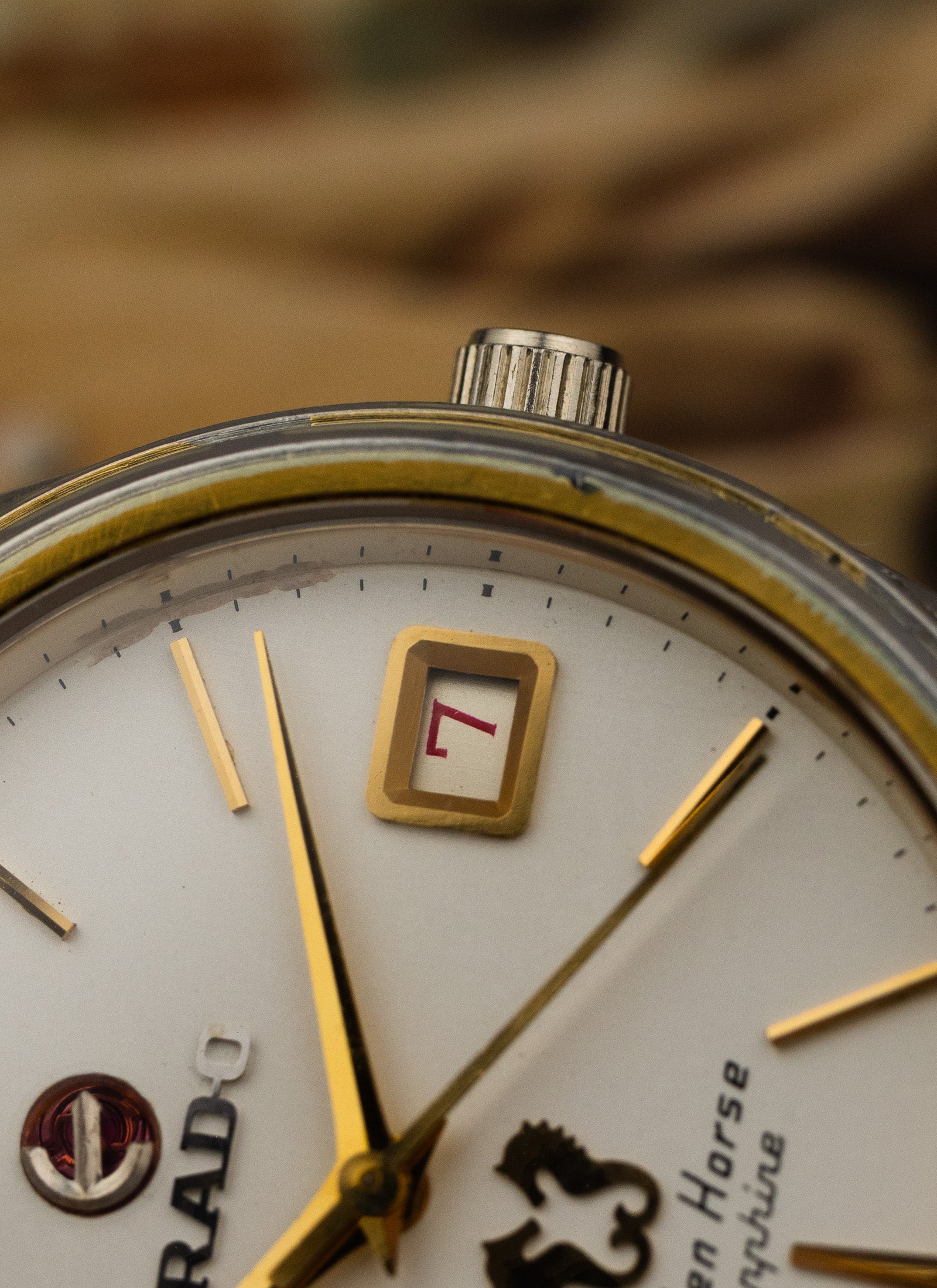 1980s Rado Golden Horse Sapphire Serviced