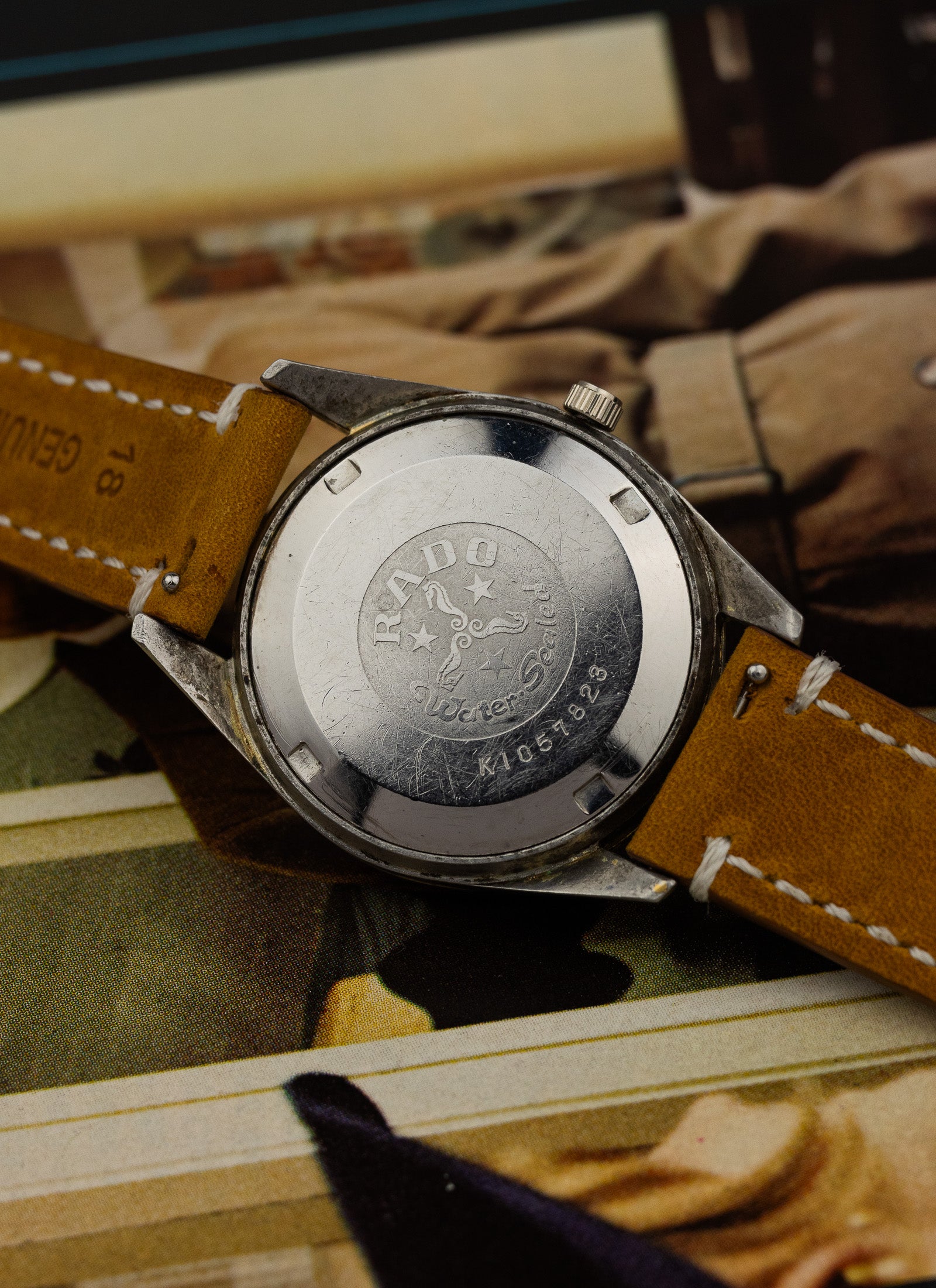 1980s Rado Golden Horse Sapphire Serviced
